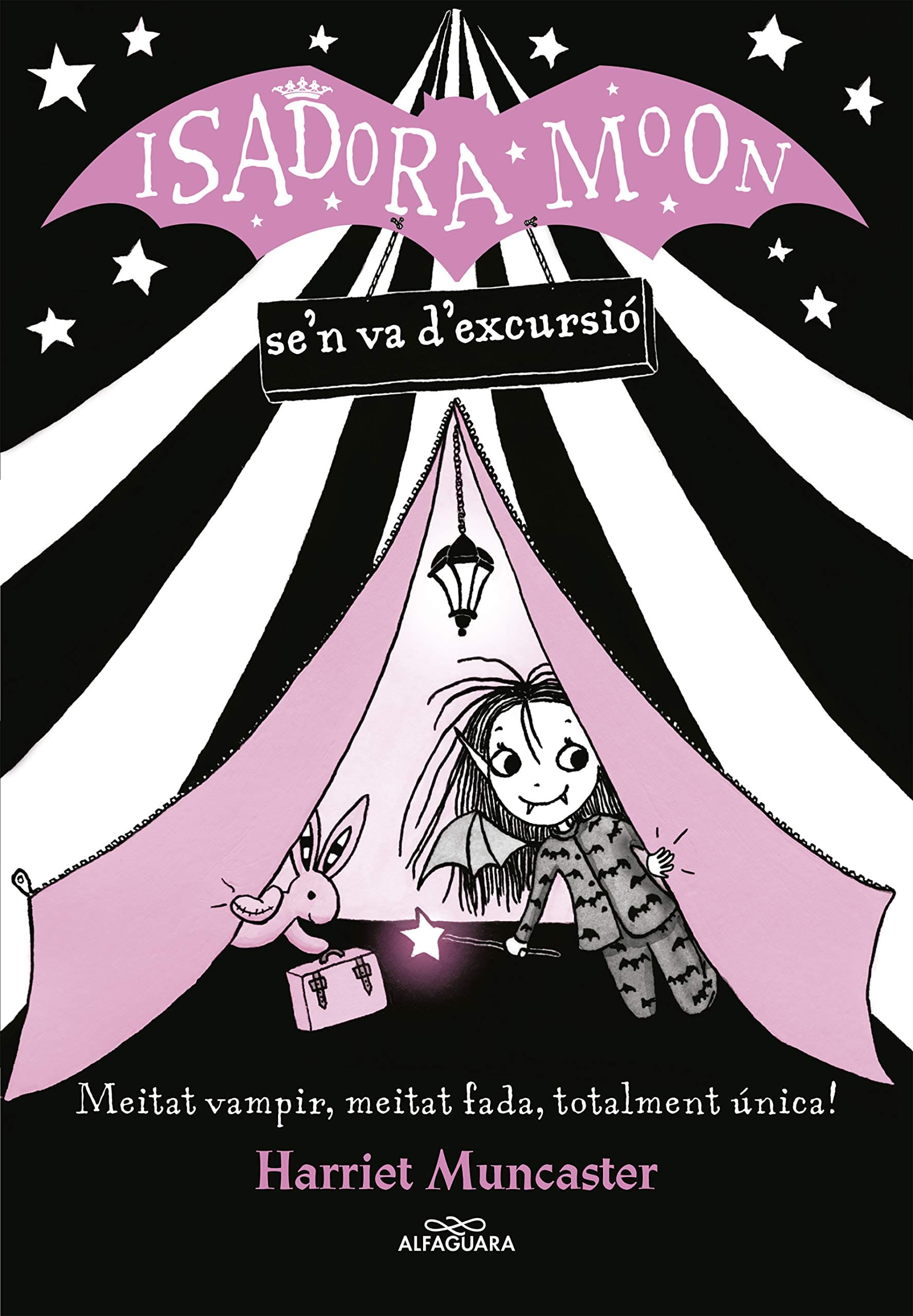 Portada de La Isadora Moon 2 - La Isadora Moon se'n va d'excursió: Un llibre màgic amb purpurina a la coberta! (Harriet Muncaster)