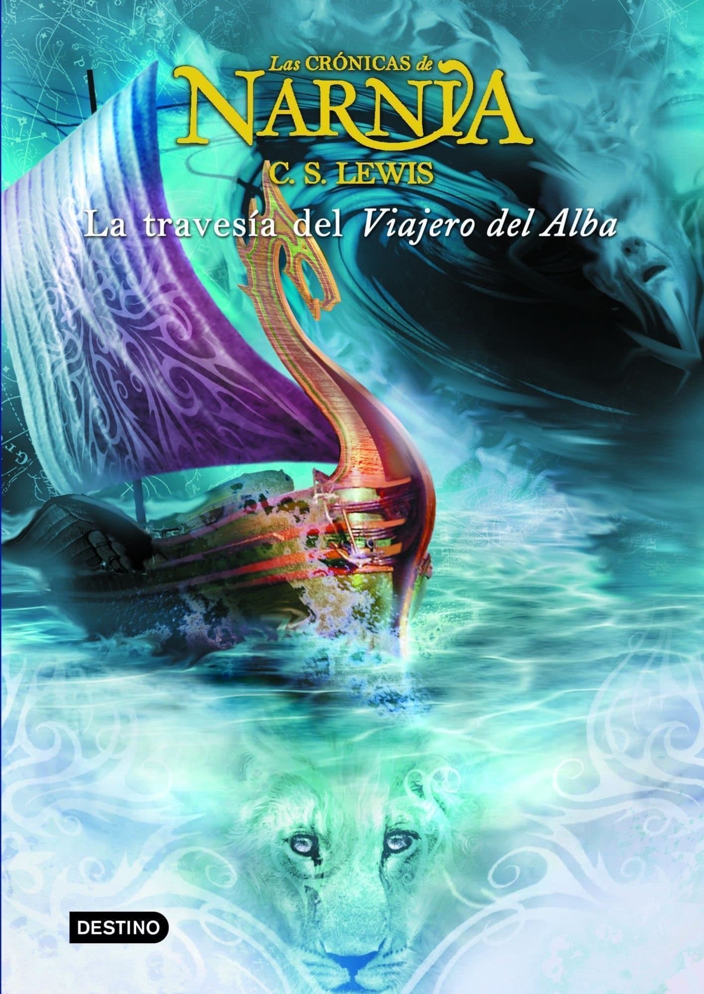 Portada de La travesía del Viajero del Alba: Las Crónicas de Narnia 5