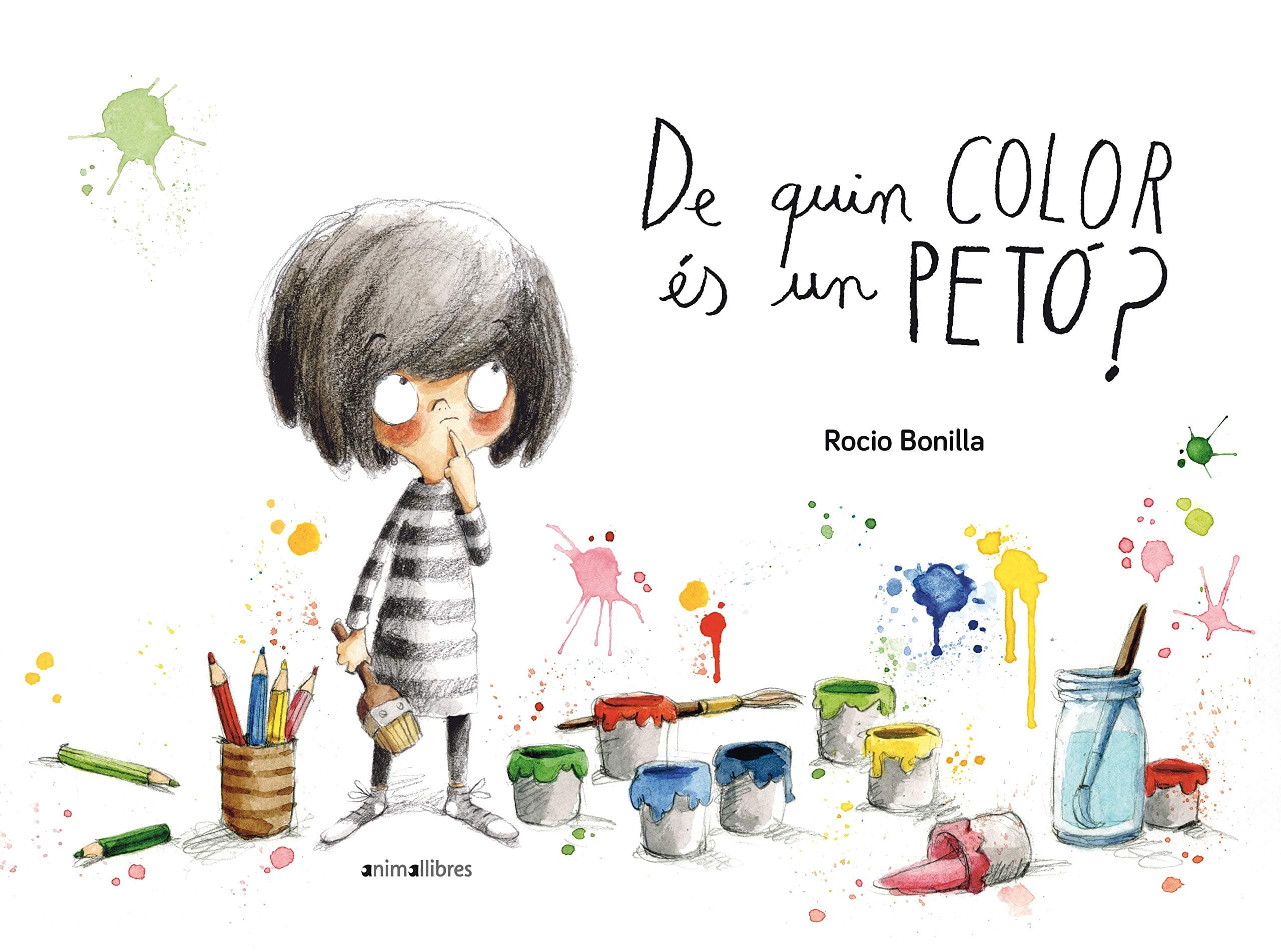 Portada de De quin color és un petó?: 22 (Àlbums il·lustrats)