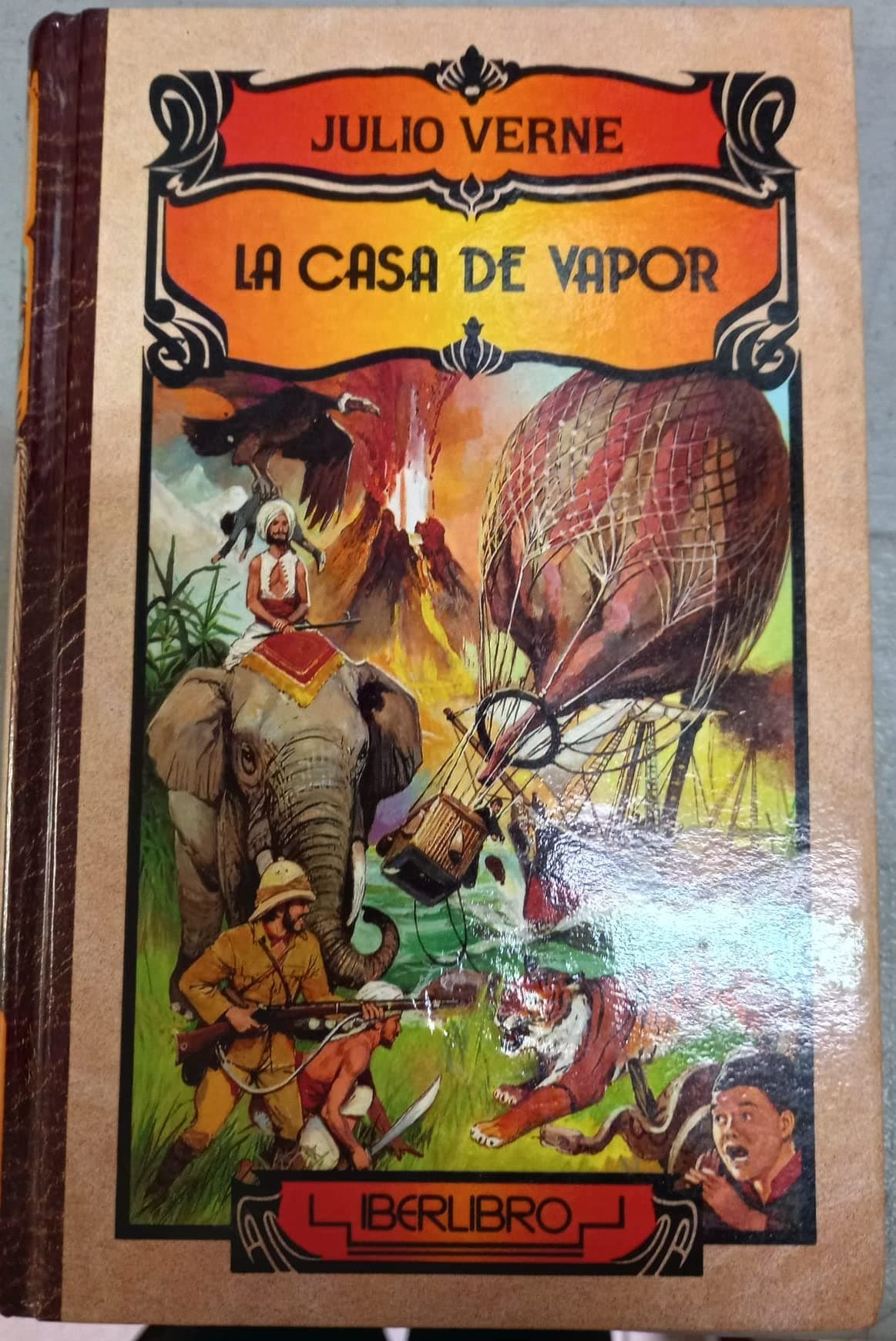 Portada de Julio Verne Iberlibro: La casa de vapor