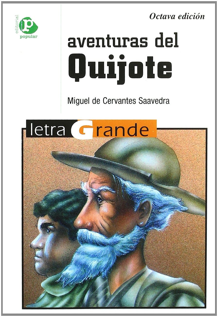 Portada de Aventuras del Quijote (Letra grande)