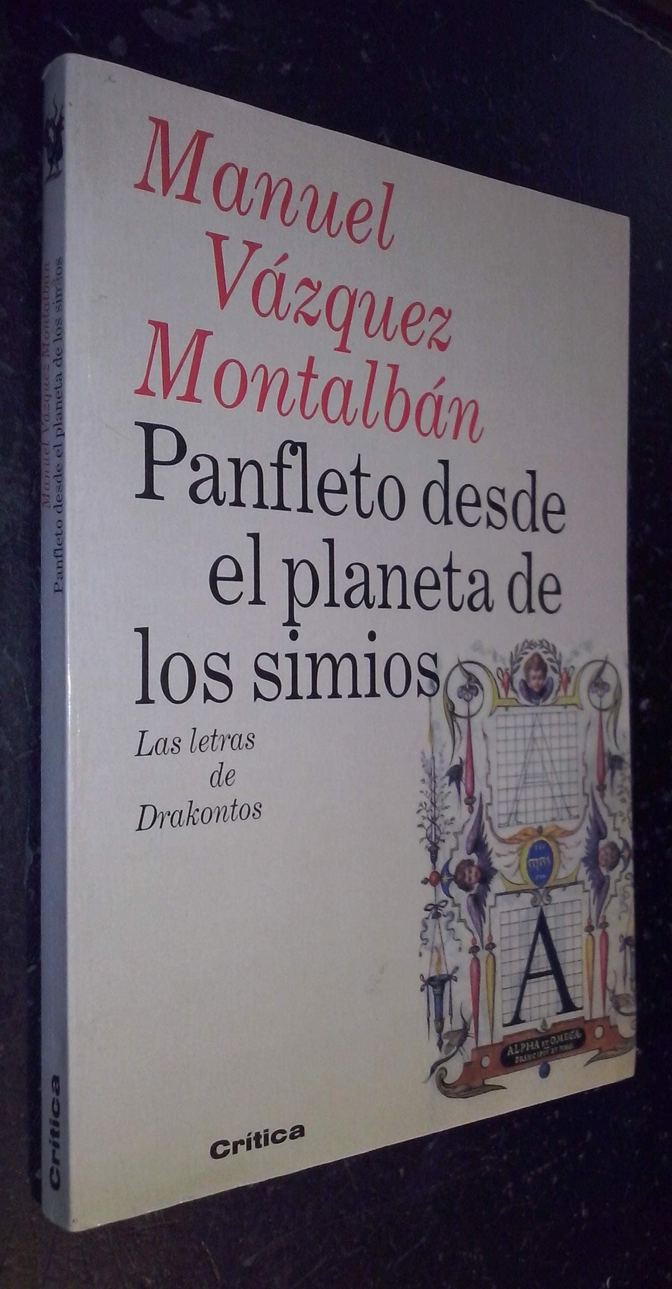 Portada de Panfleto desde el planeta de los simios
