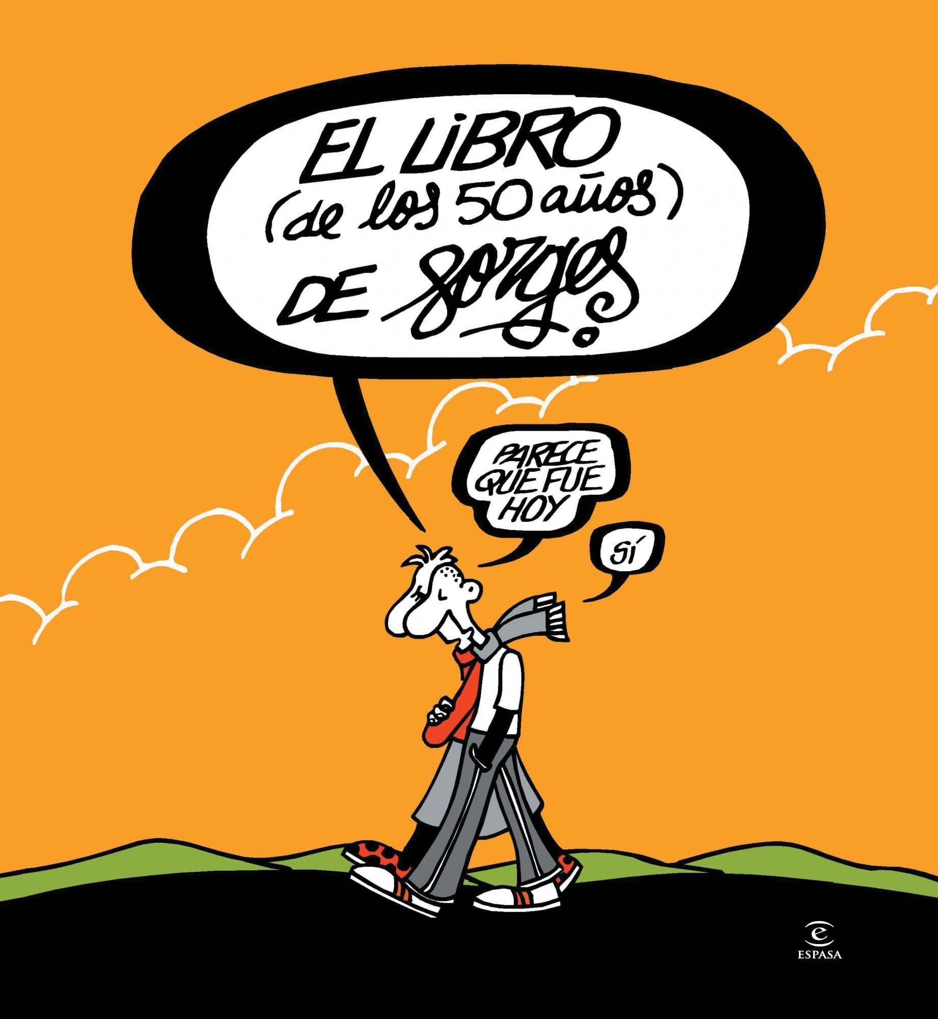 Portada de El libro (de los 50 años) de Forges (Espasa Humor)