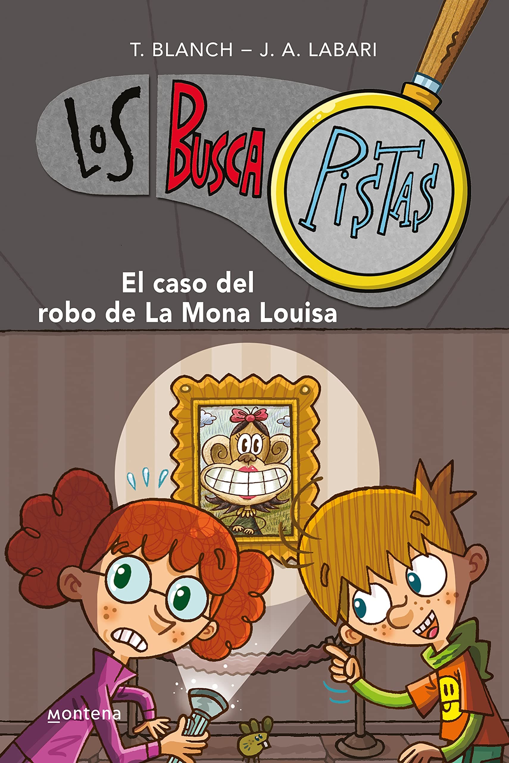 Portada de Los BuscaPistas 3 - El caso del robo de la Mona Louisa (Jóvenes lectores)