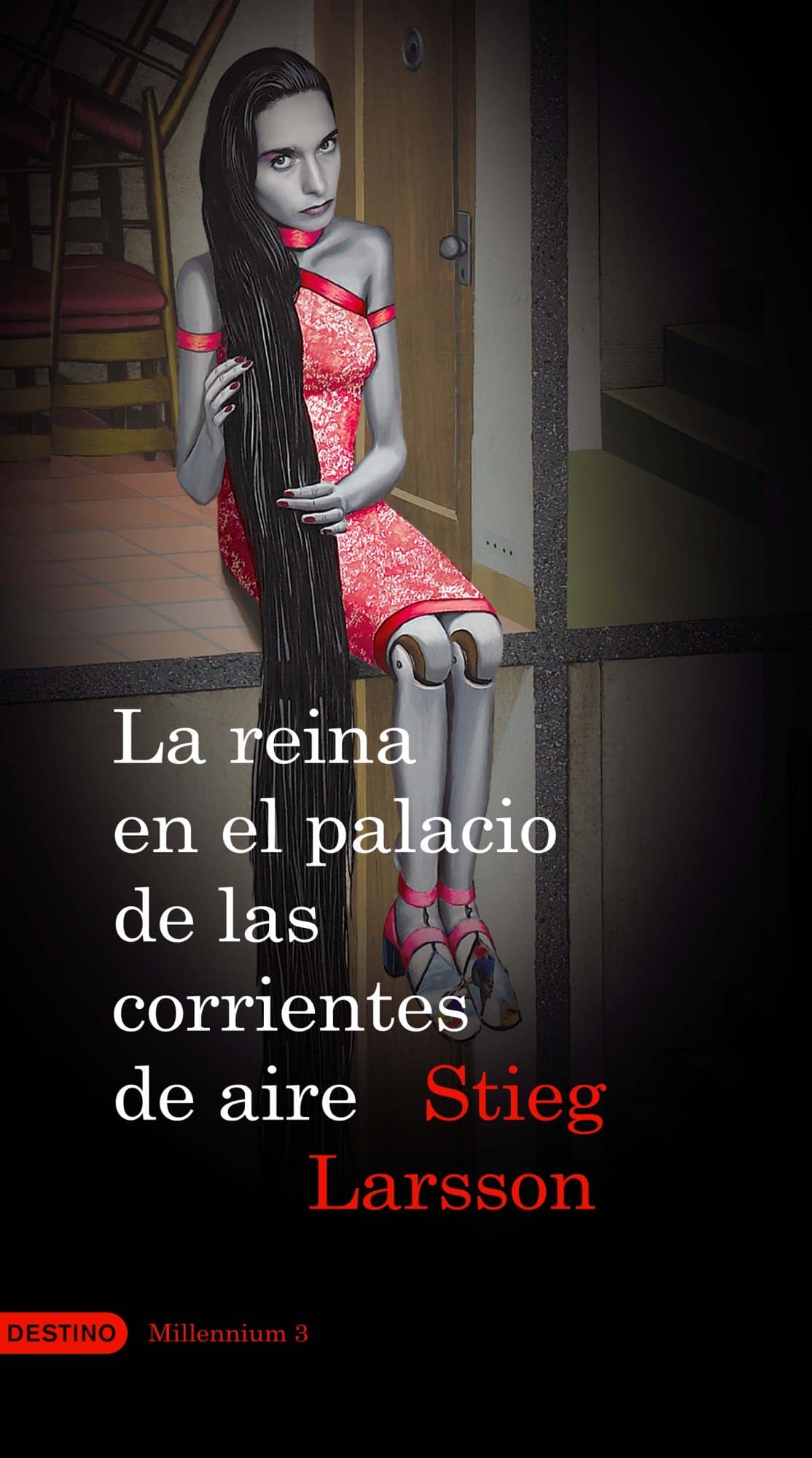 Portada de La reina en el palacio de las corrientes de aire (Serie Millennium 3) (Áncora & Delfín)