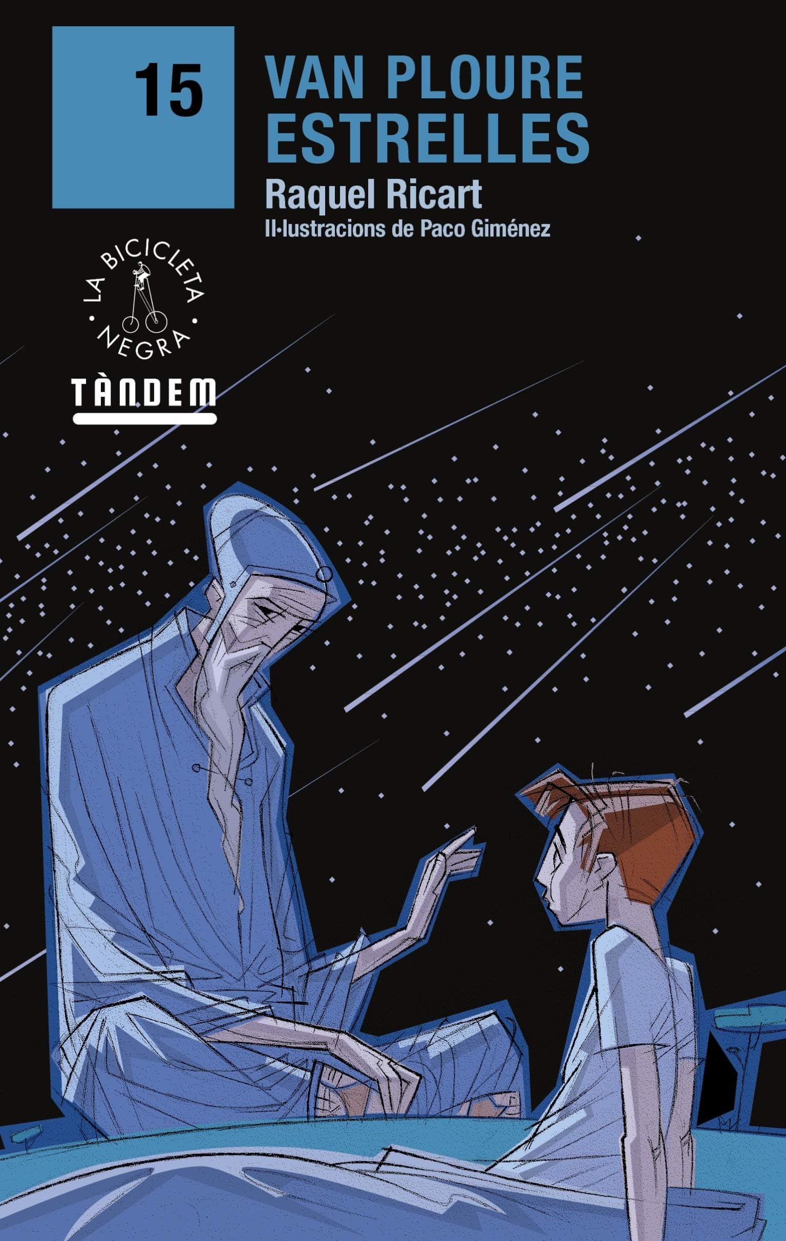 Portada de Van ploure estrelles: 15 (La bicicleta negra)