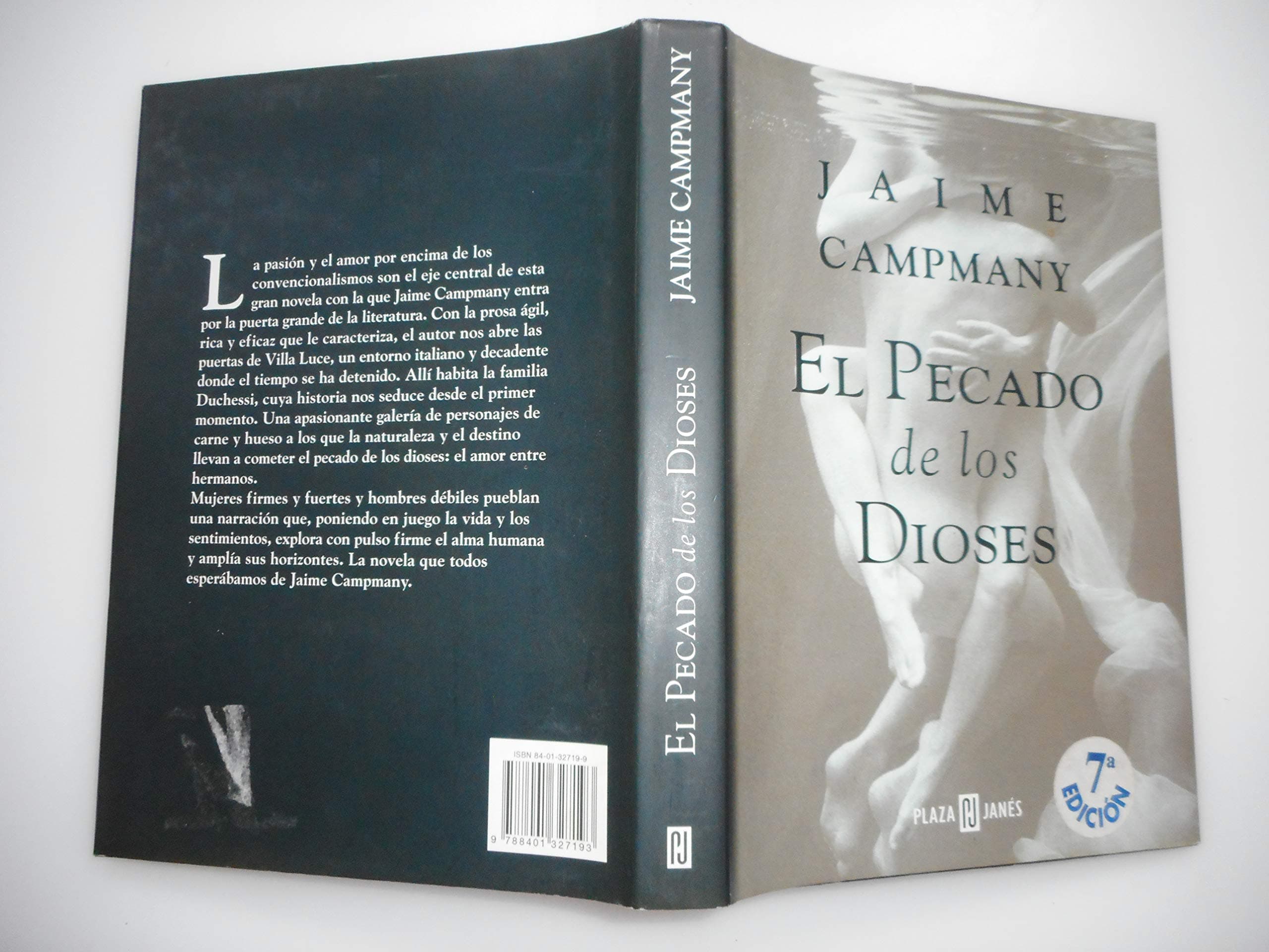 Portada de El Pecado De Los Dioses