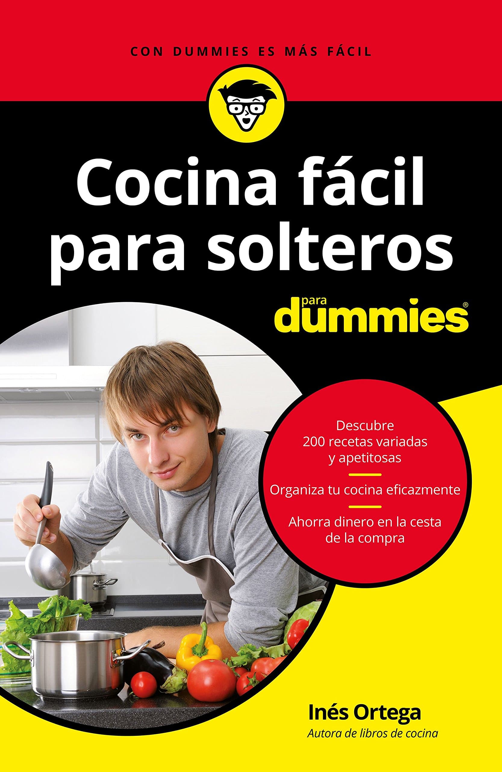 Portada de Cocina fácil para solteros para Dummies
