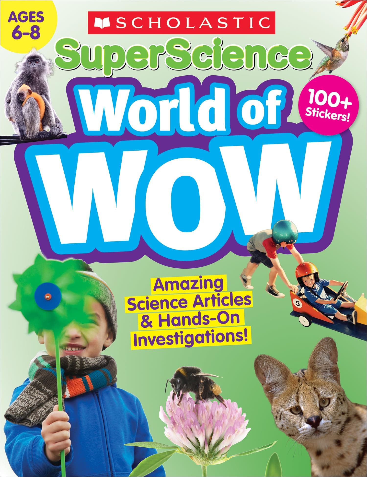 Portada de Superscience World of Wow (Ages 6-8) Workbook