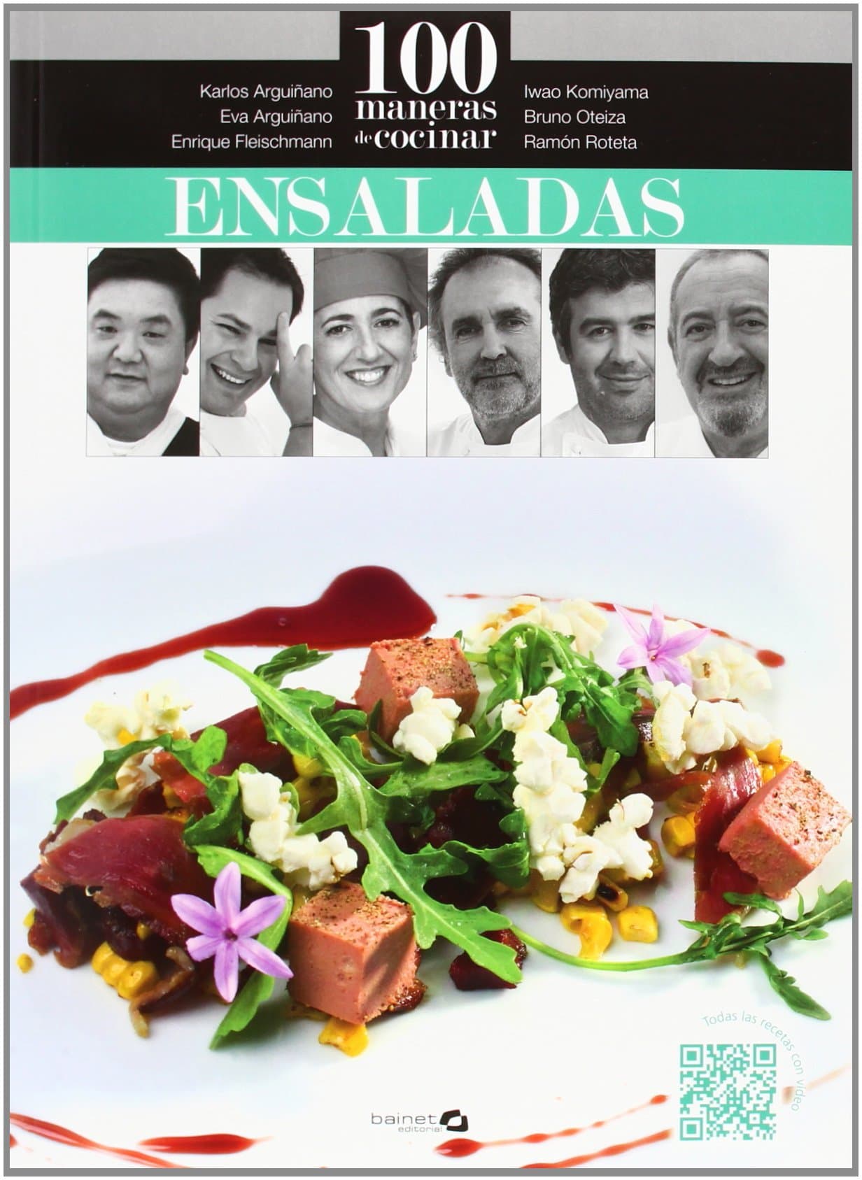 Portada de 100 maneras de cocinar ensaladas