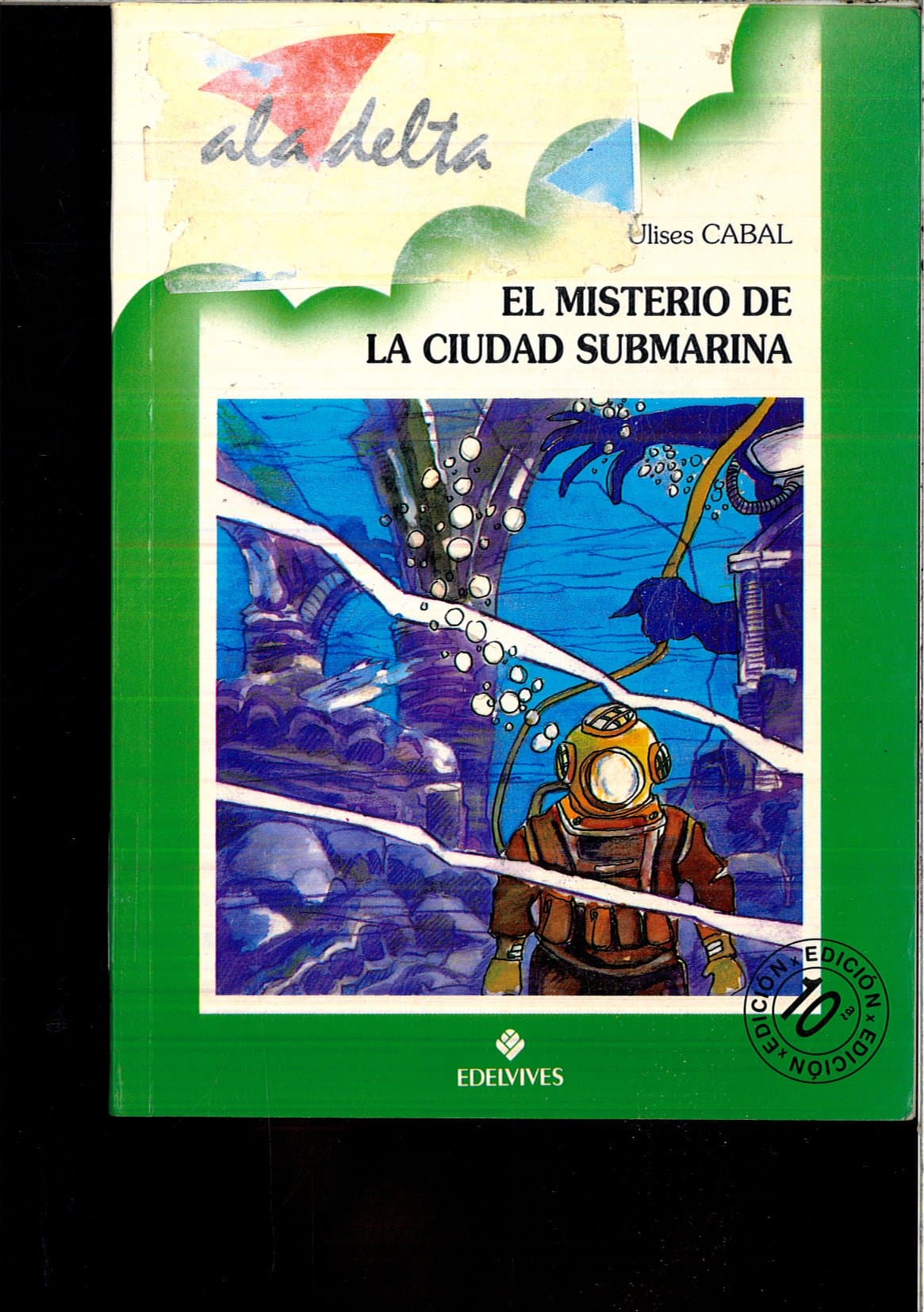 Portada de El misterio de la ciudad submarina