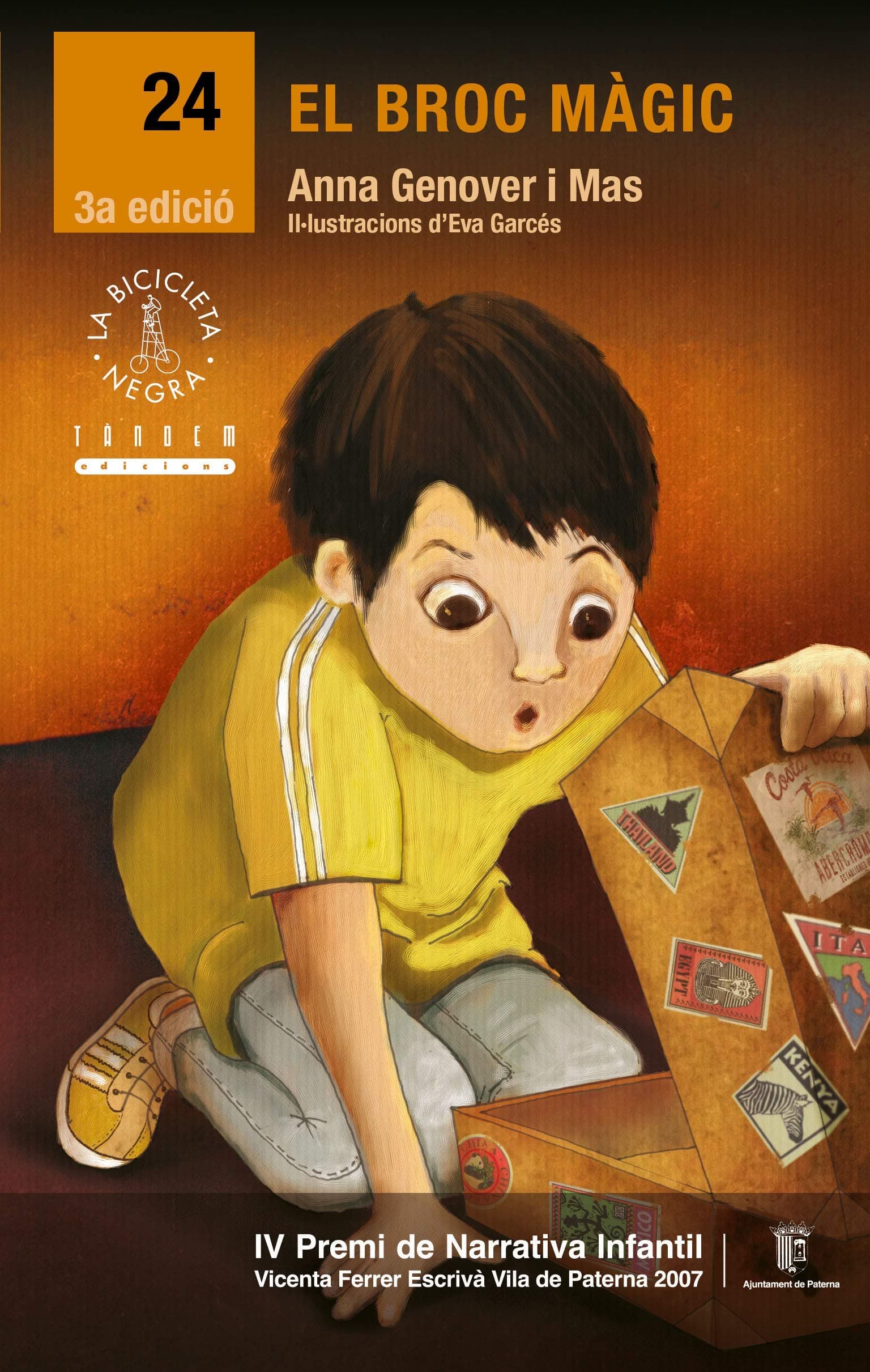 Portada de El broc màgic: 24 (La bicicleta negra)