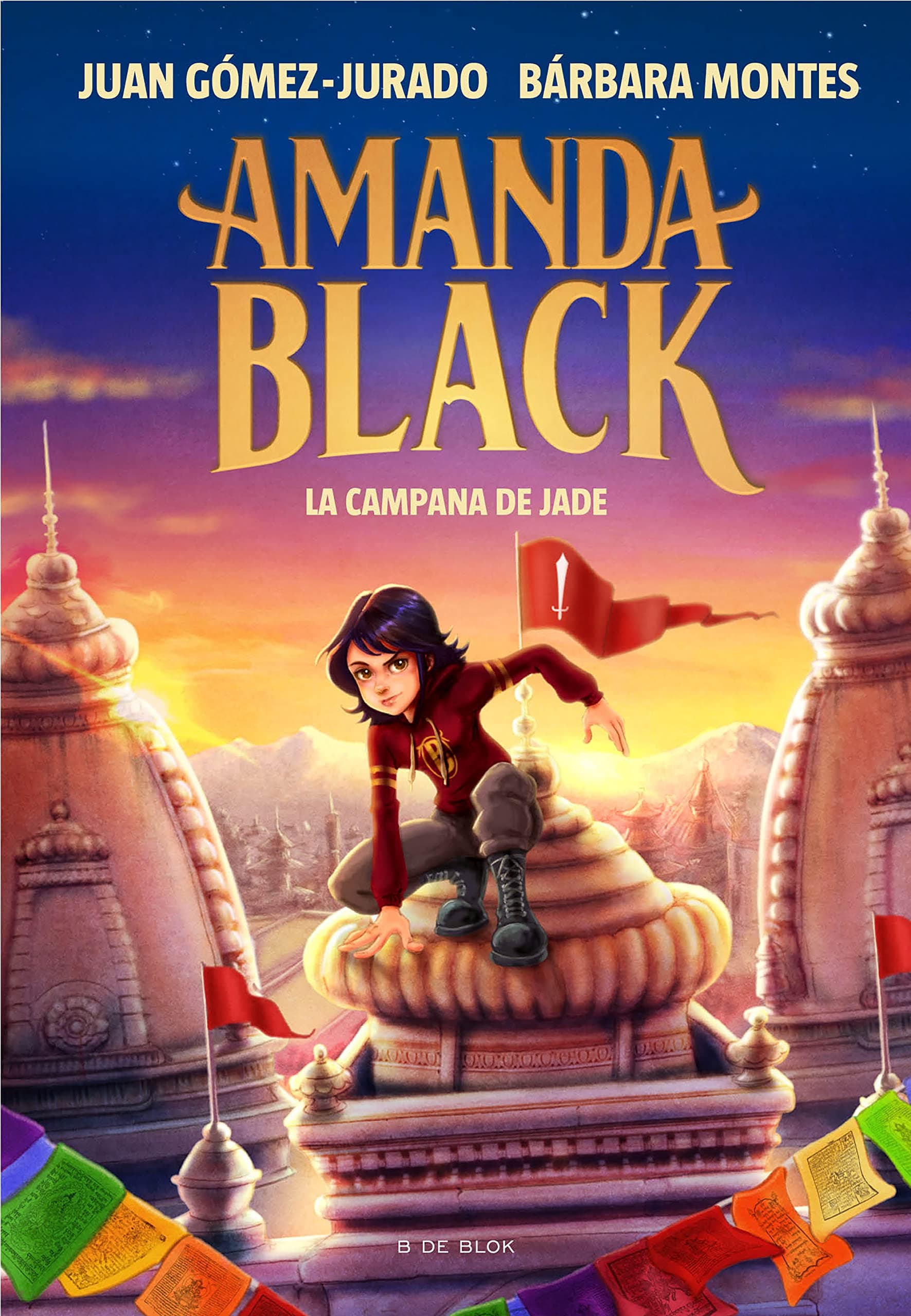 Portada de Amanda Black 4 - La Campana de Jade (Juan Gómez-Jurado y Bárbara Montes)
