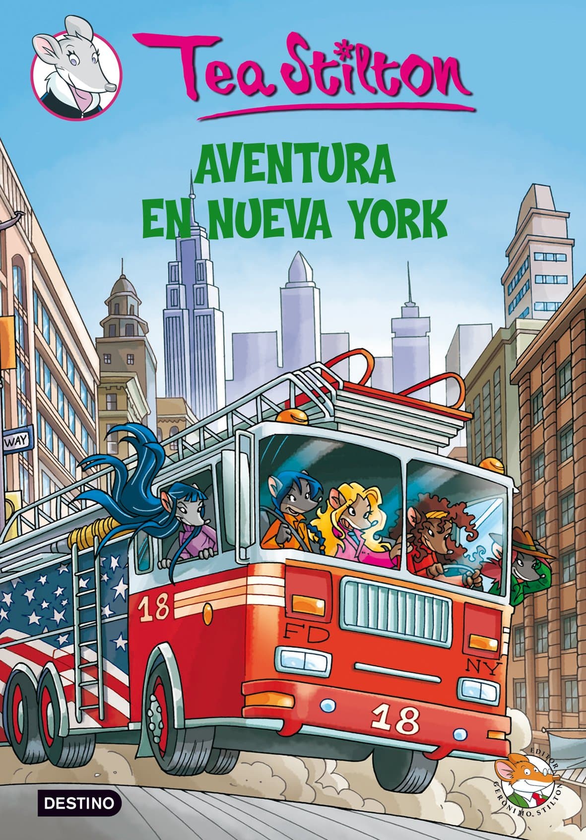 Portada de Stilton 6: aventura en Nueva York