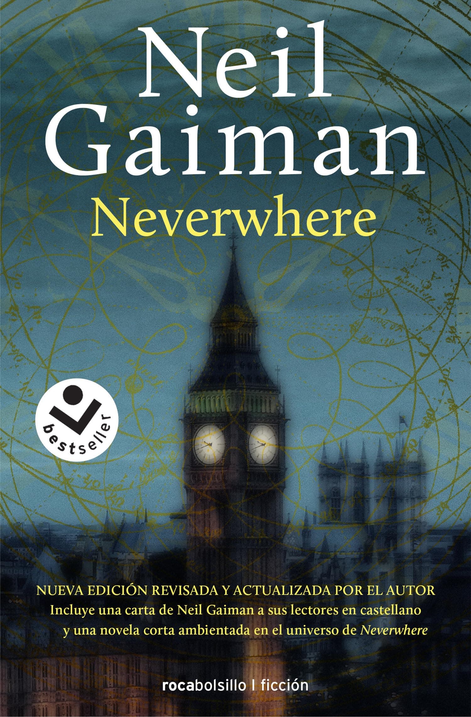Portada de Neverwhere (Spanish Edition) (Best seller / Ficción)
