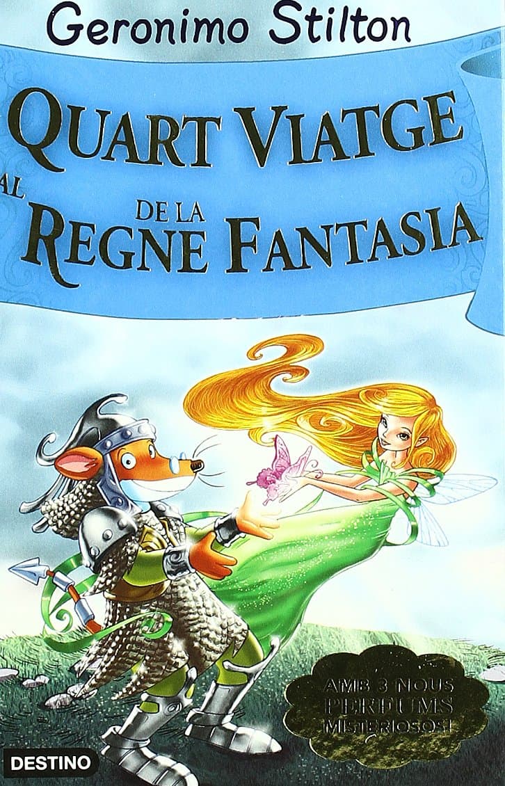 Portada de Stilton: quart viatge al regne de la fantasía