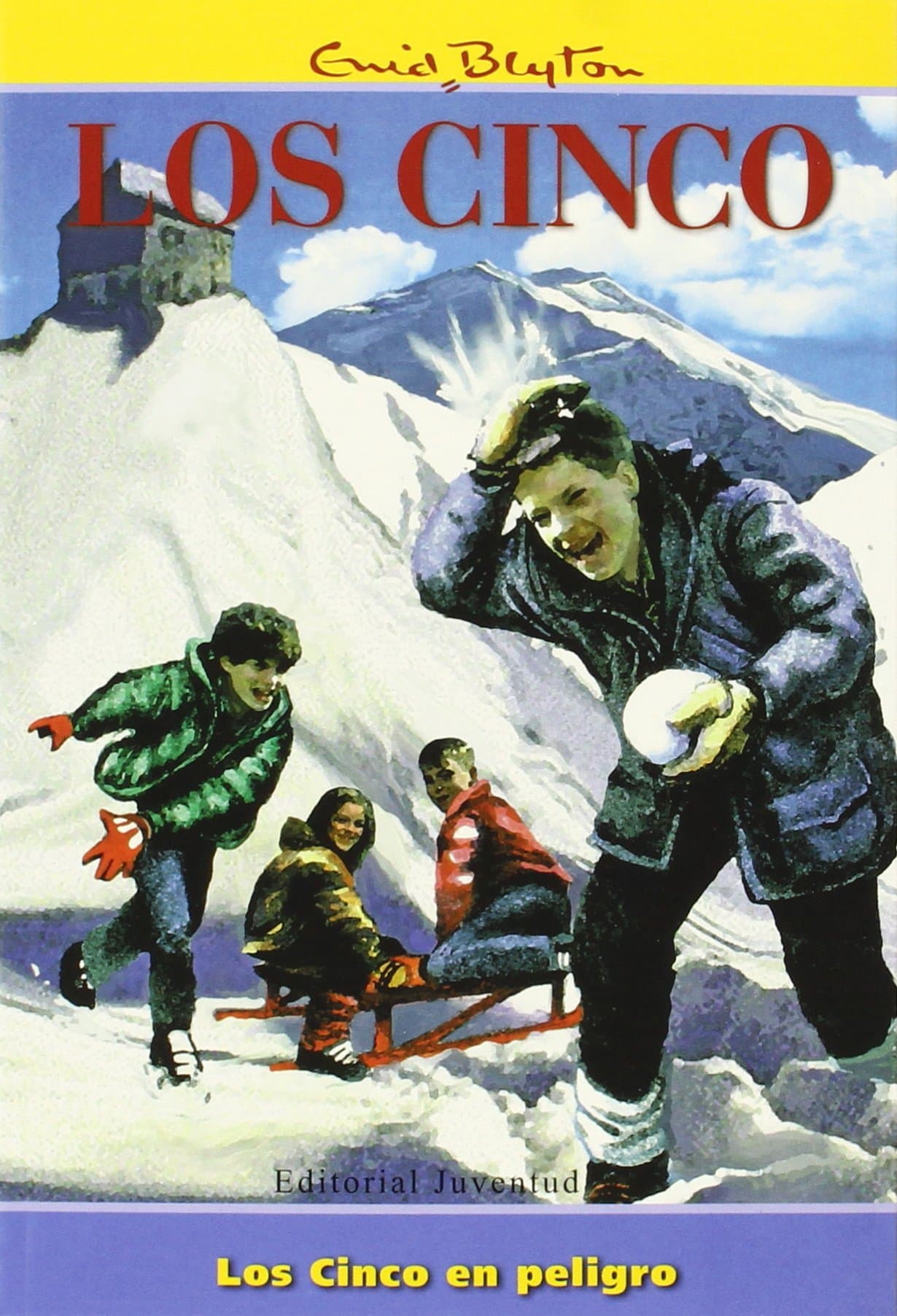 Portada de Los cinco en peligro (EL CLUB DE LOS CINCO)