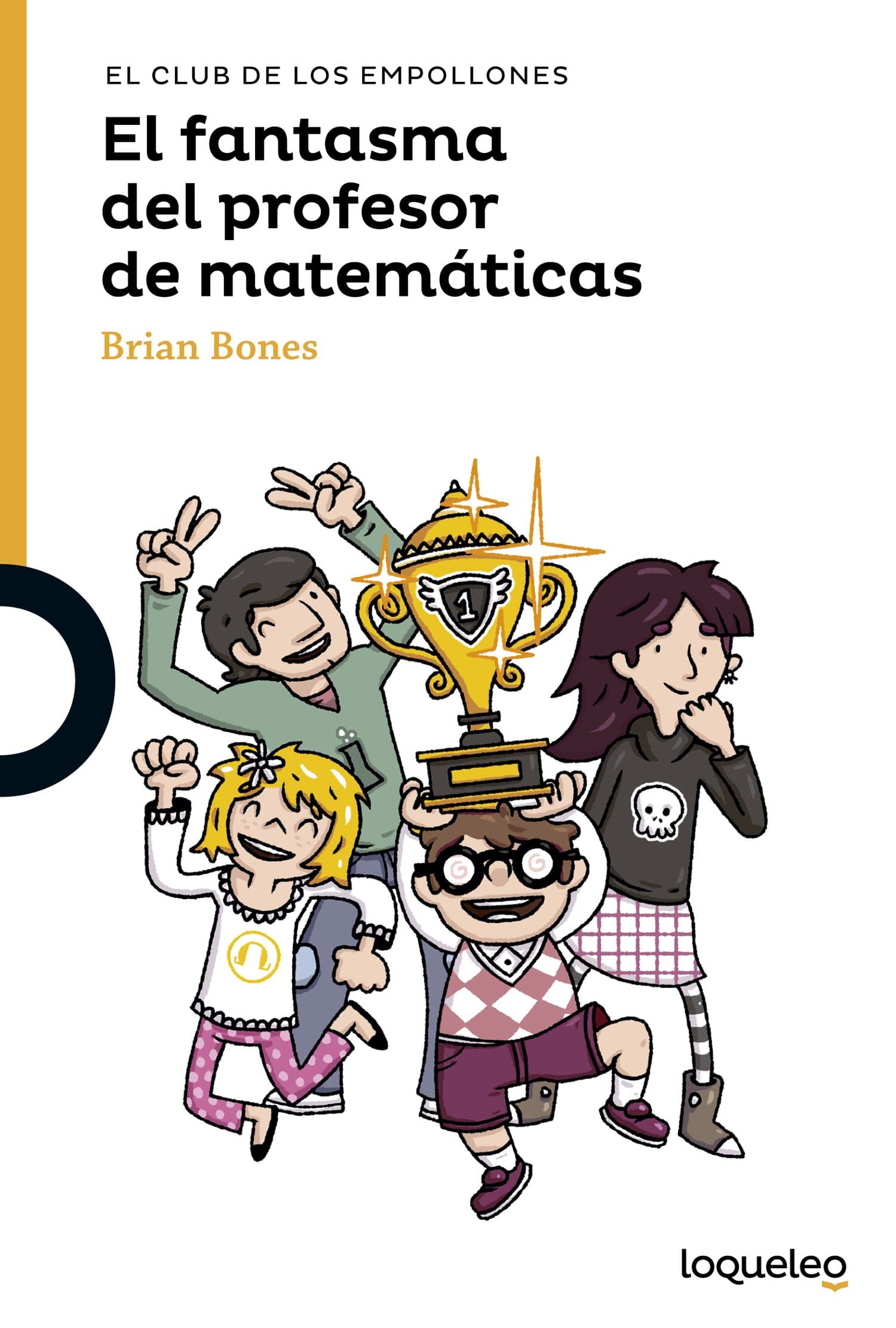Portada de El fantasma del profesor de matemáticas (El Club de los Empollones)