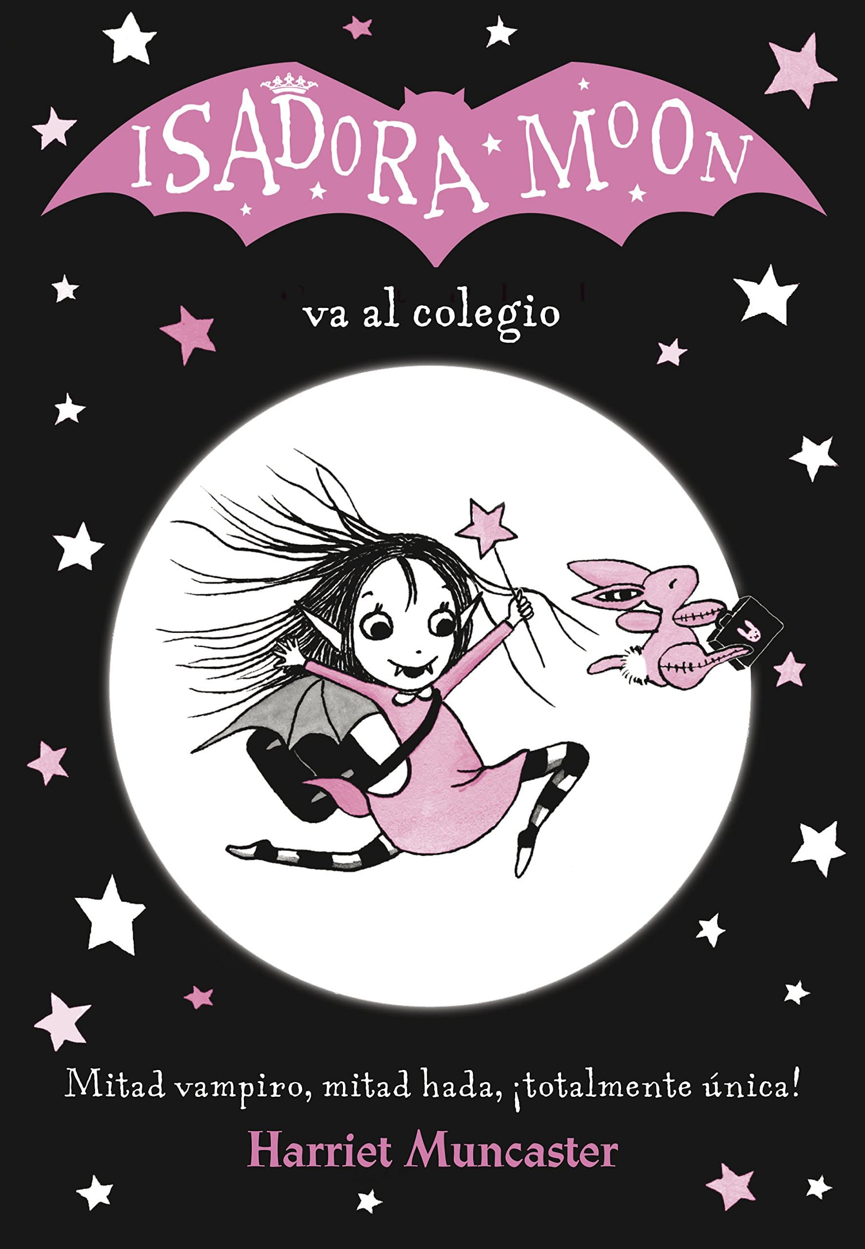 Portada de Isadora Moon 1 - Isadora Moon va al colegio: ¡Un libro mágico con purpurina en la cubierta!
