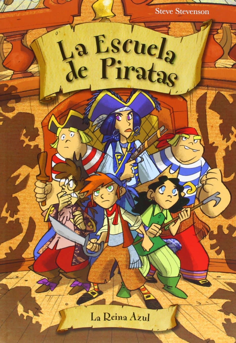 Portada de La reina azul: 09 (LA ESCUELA DE PIRATAS)