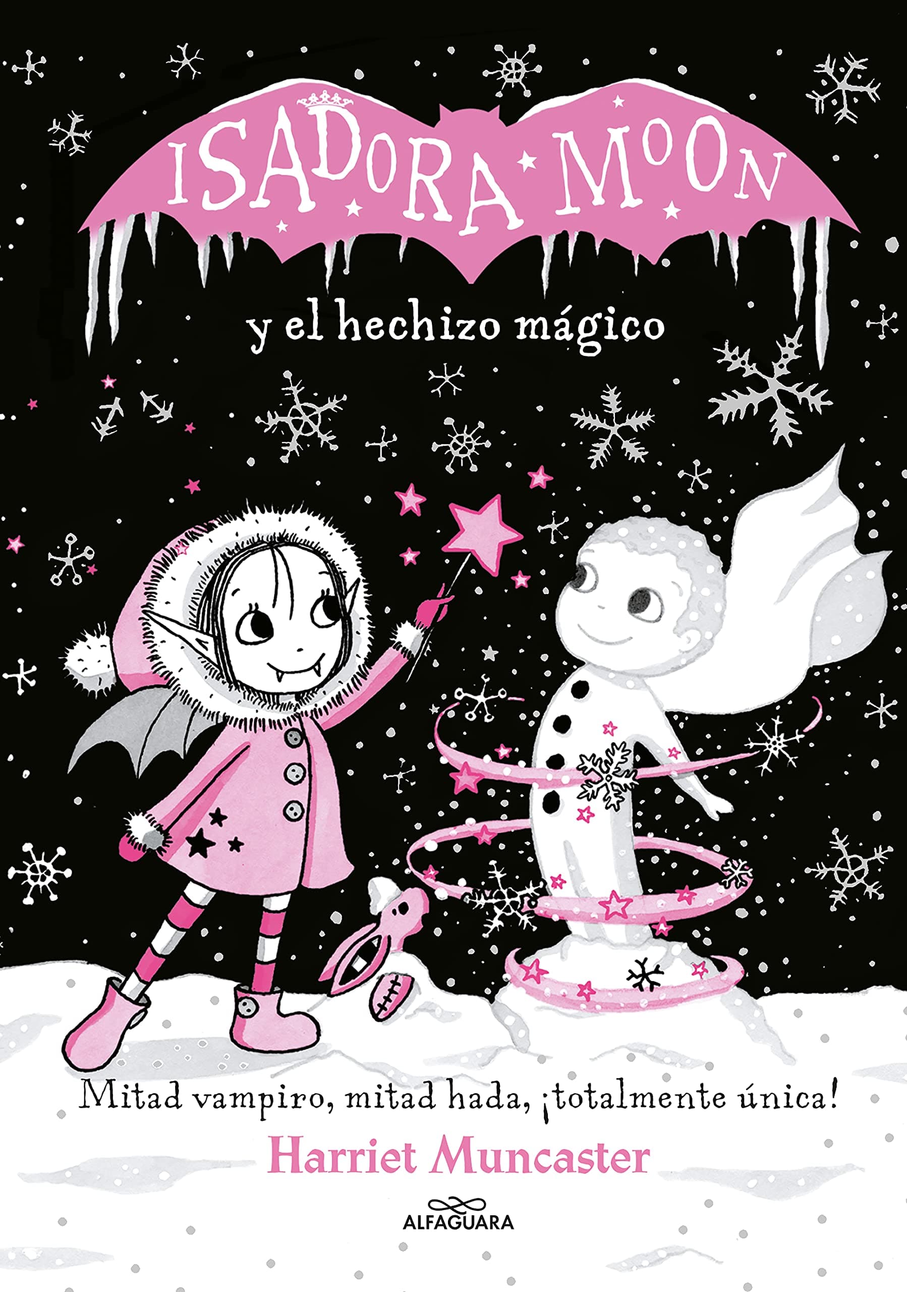 Portada de Grandes historias de Isadora Moon 1 - Isadora Moon y el hechizo mágico: ¡Un libro mágico con purpurina en la cubierta!