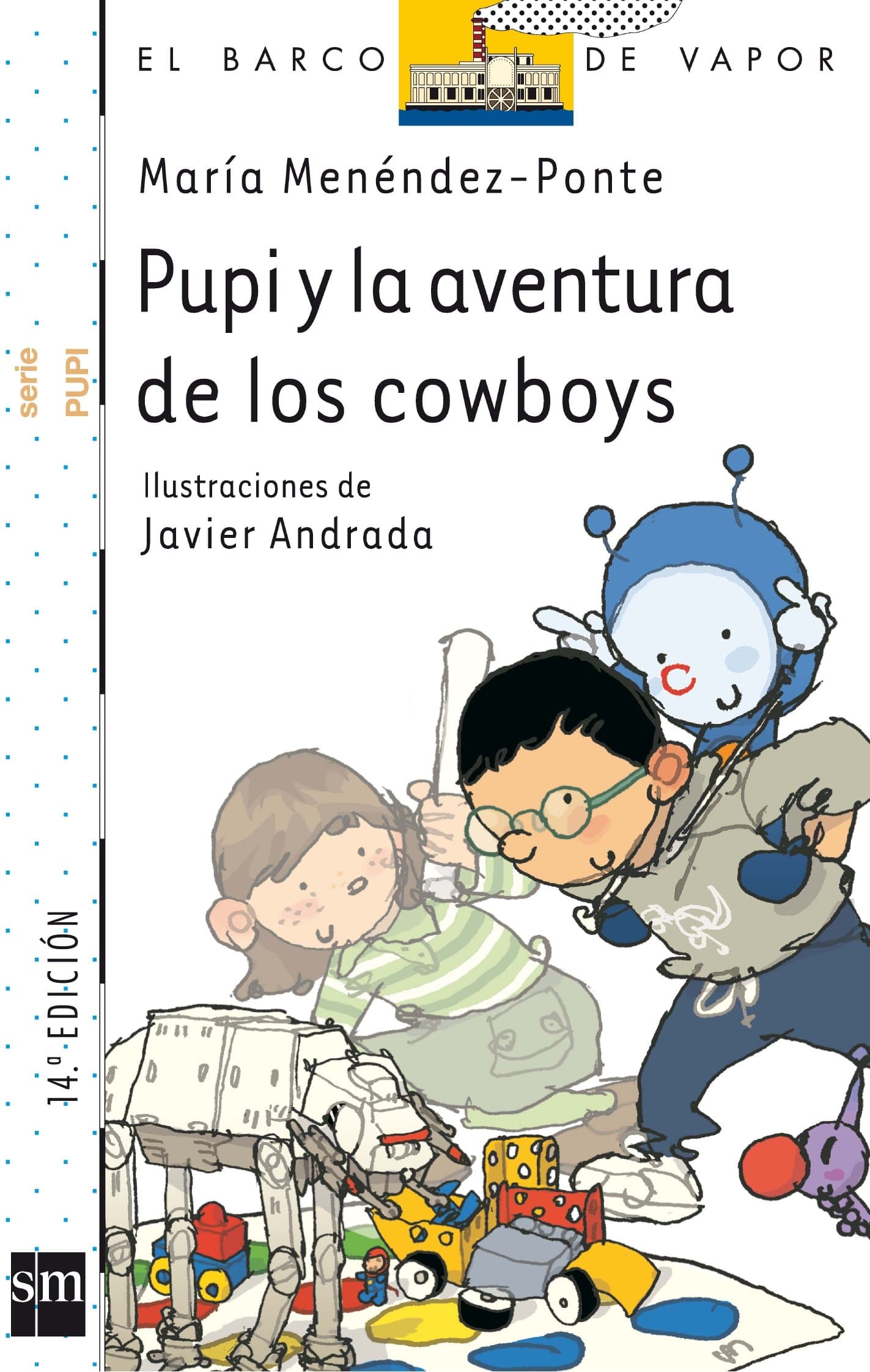 Portada de Pupi y la aventura de los cowboys (El Barco de Vapor Blanca)