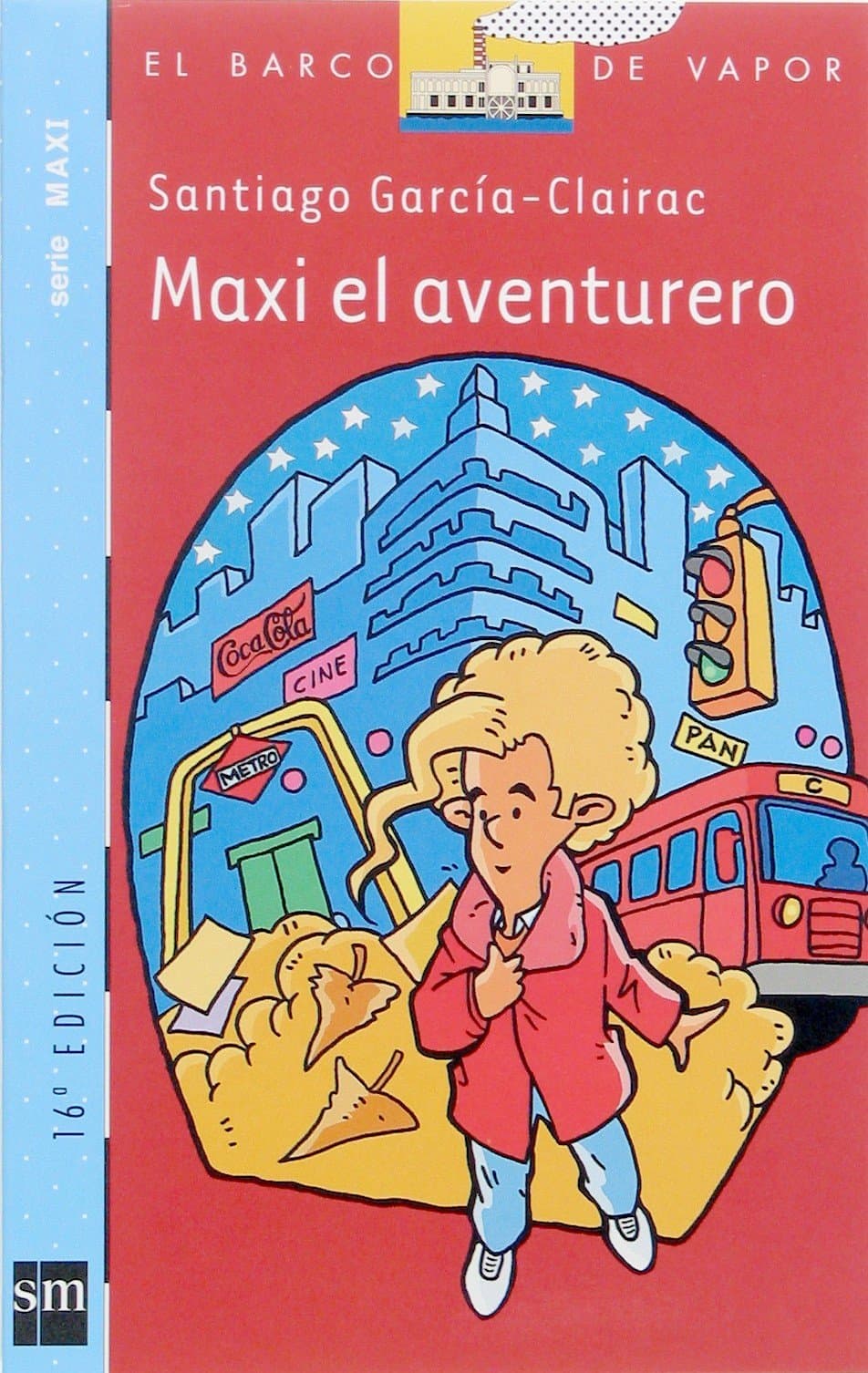 Portada de Maxi, el aventurero (Barco de Vapor Azul)
