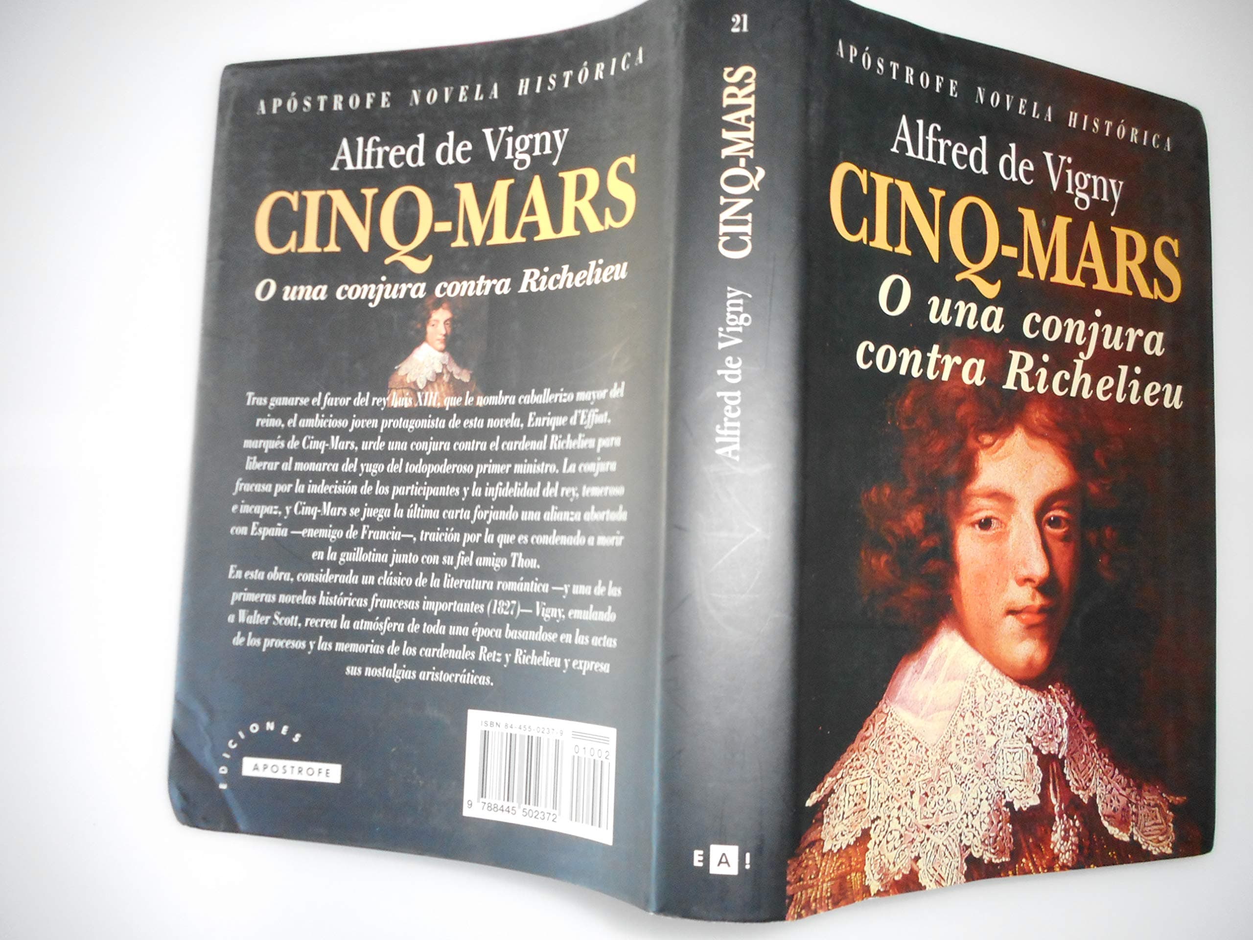 Portada de Cinq-mars : o une conjura contra Richelien