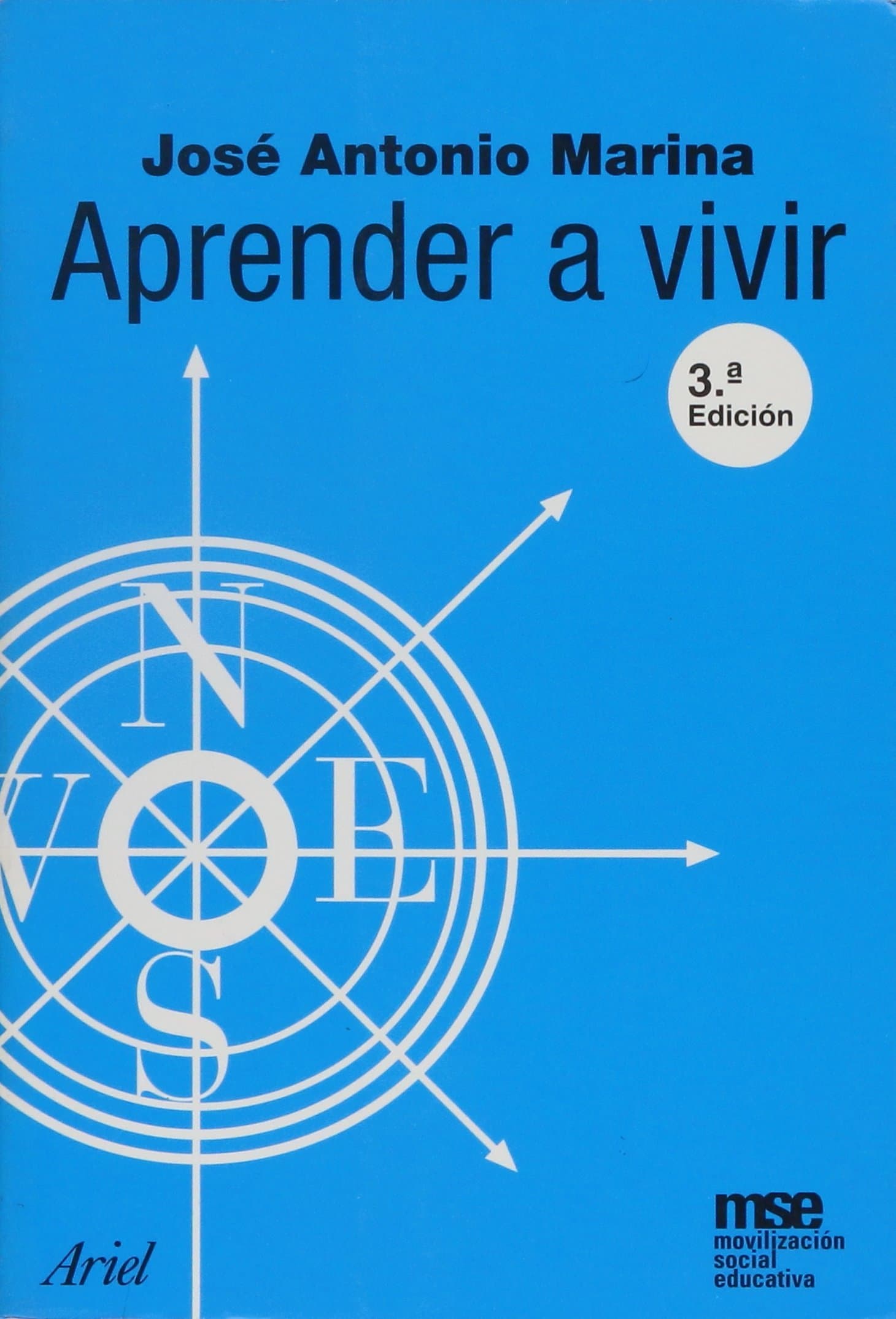 Portada de Aprender a vivir: 3ª Edición: 1 (Ariel Arte y Patrimonio)