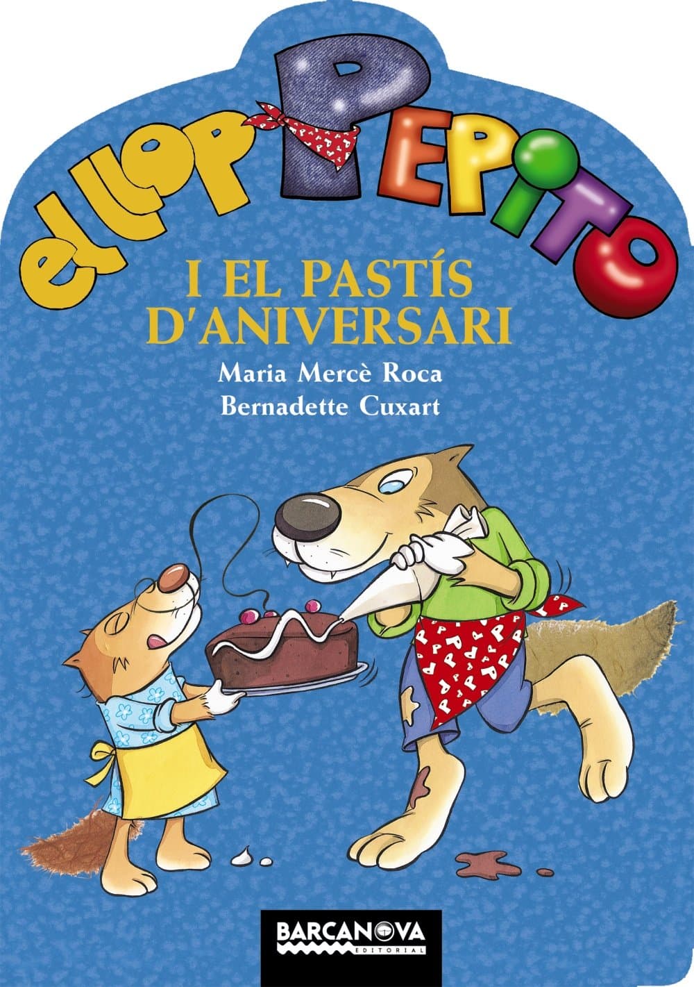Portada de El llop Pepito i el pastís d'aniversari (Llibres infantils i juvenils - Sopa de contes - El llop Pepito)