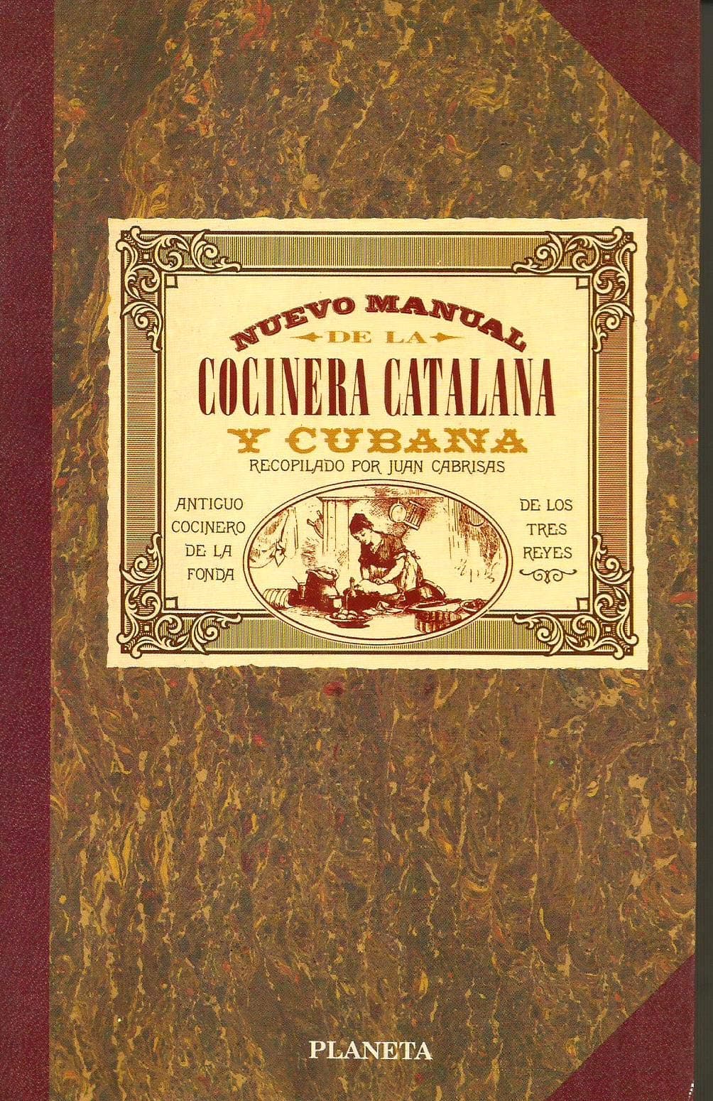 Portada de Cocinera catalana y cubana nuevo manual