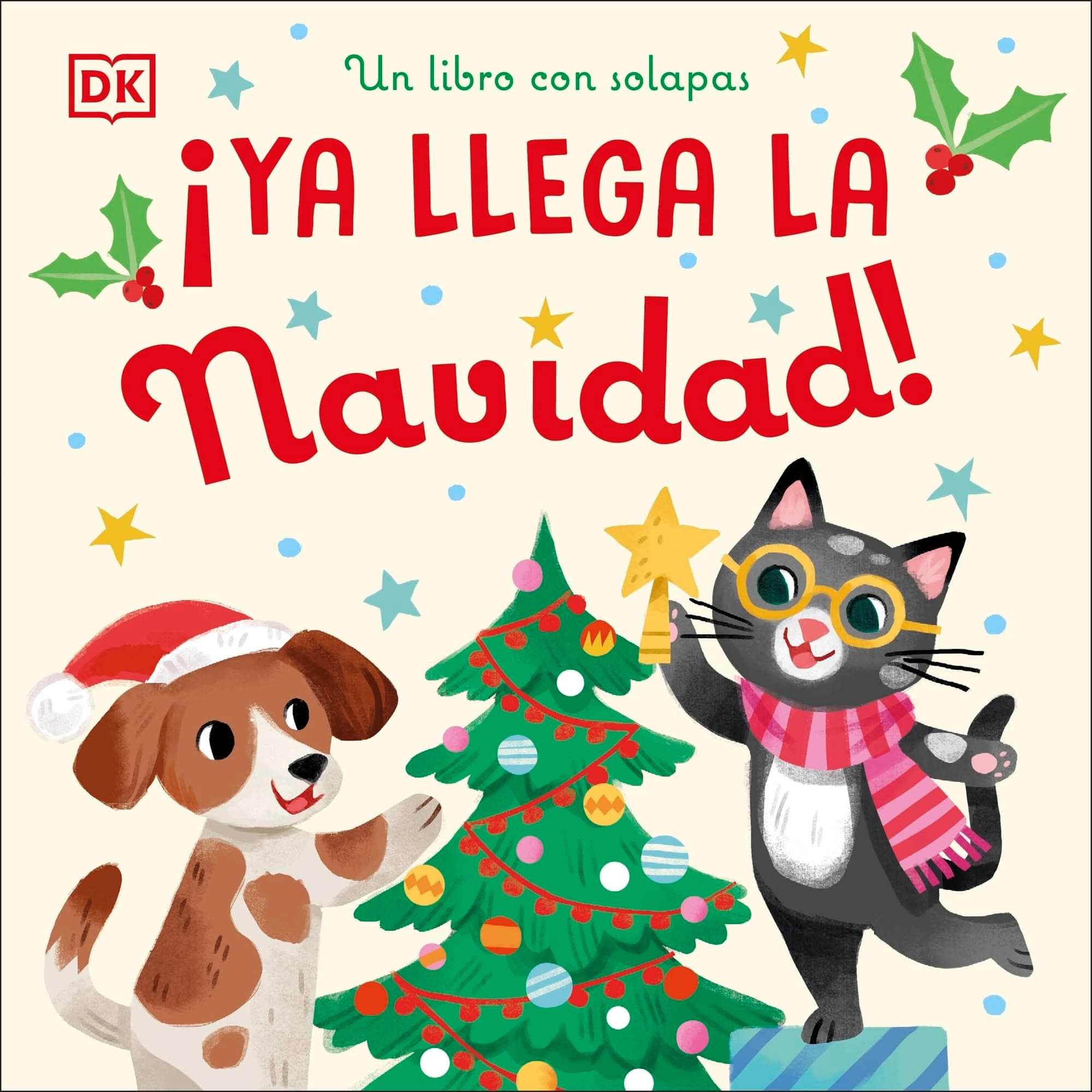 Portada de ¡Ya llega la Navidad!: Un libro con solapas (Cuentos infantiles)