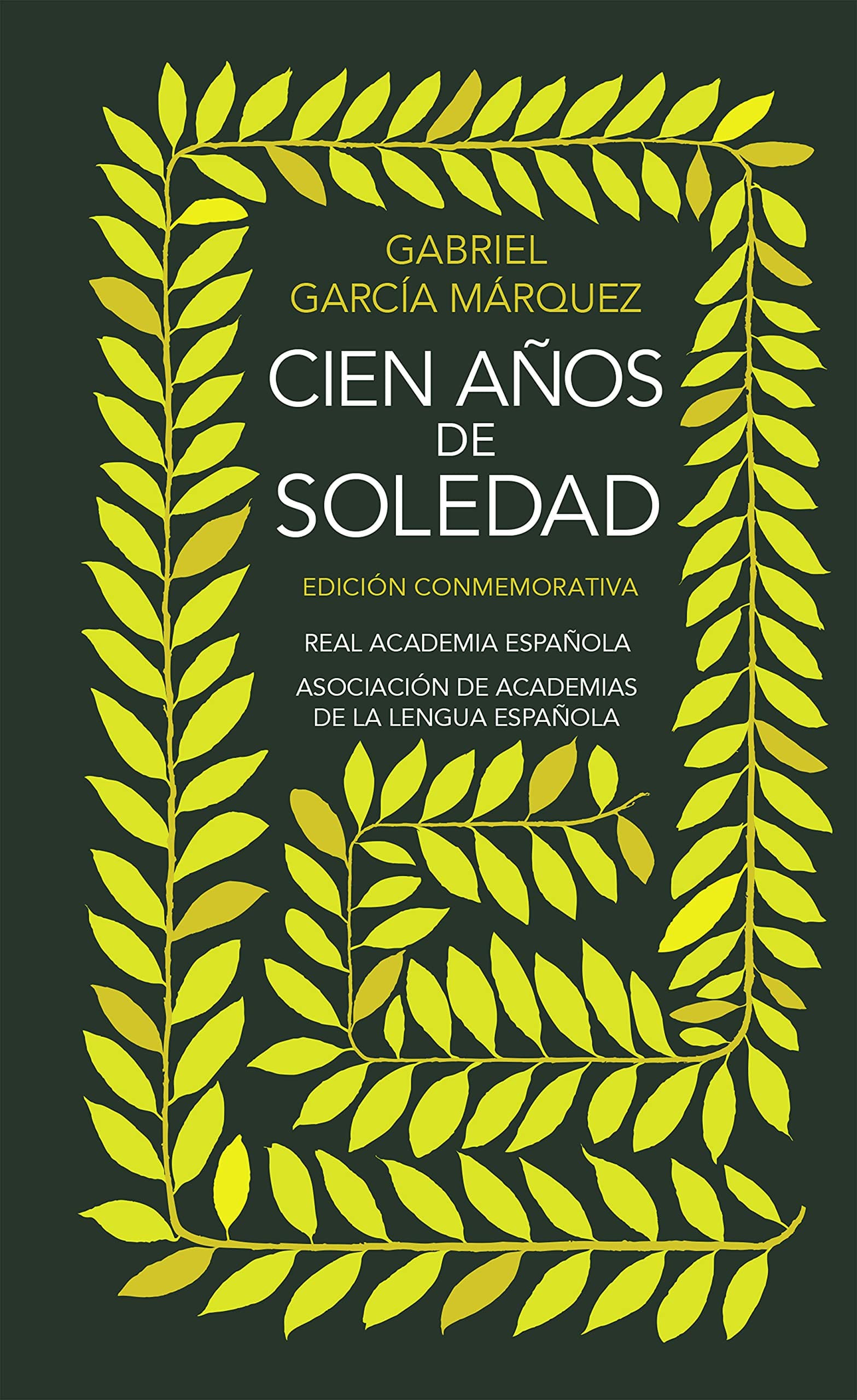 Portada de Cien años de soledad (Edición conmemorativa de la RAE y la ASALE)