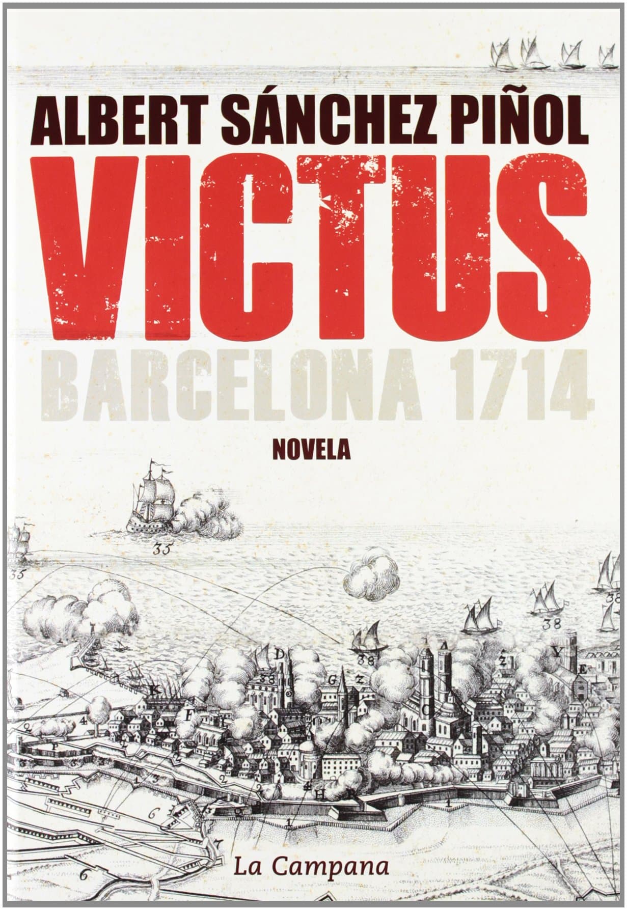 Portada de Victus (edición en castellano): Barcelona 1714 (Narrativa Catalana)
