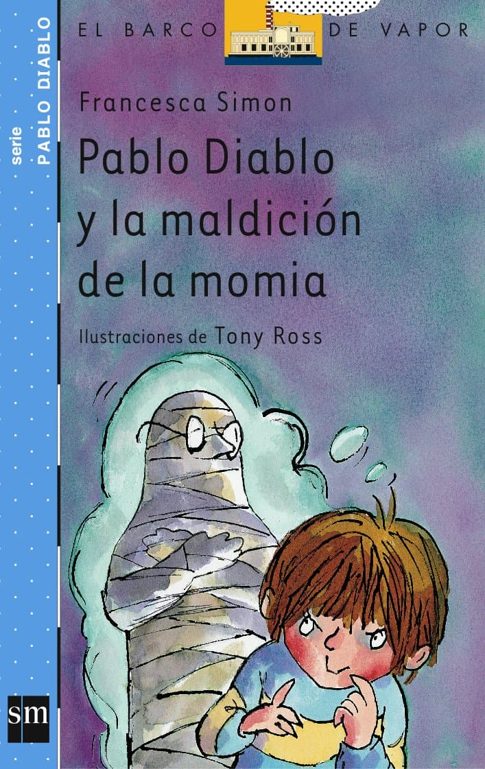 Portada de Pablo Diablo y la maldición de la momia (El Barco de Vapor Azul)