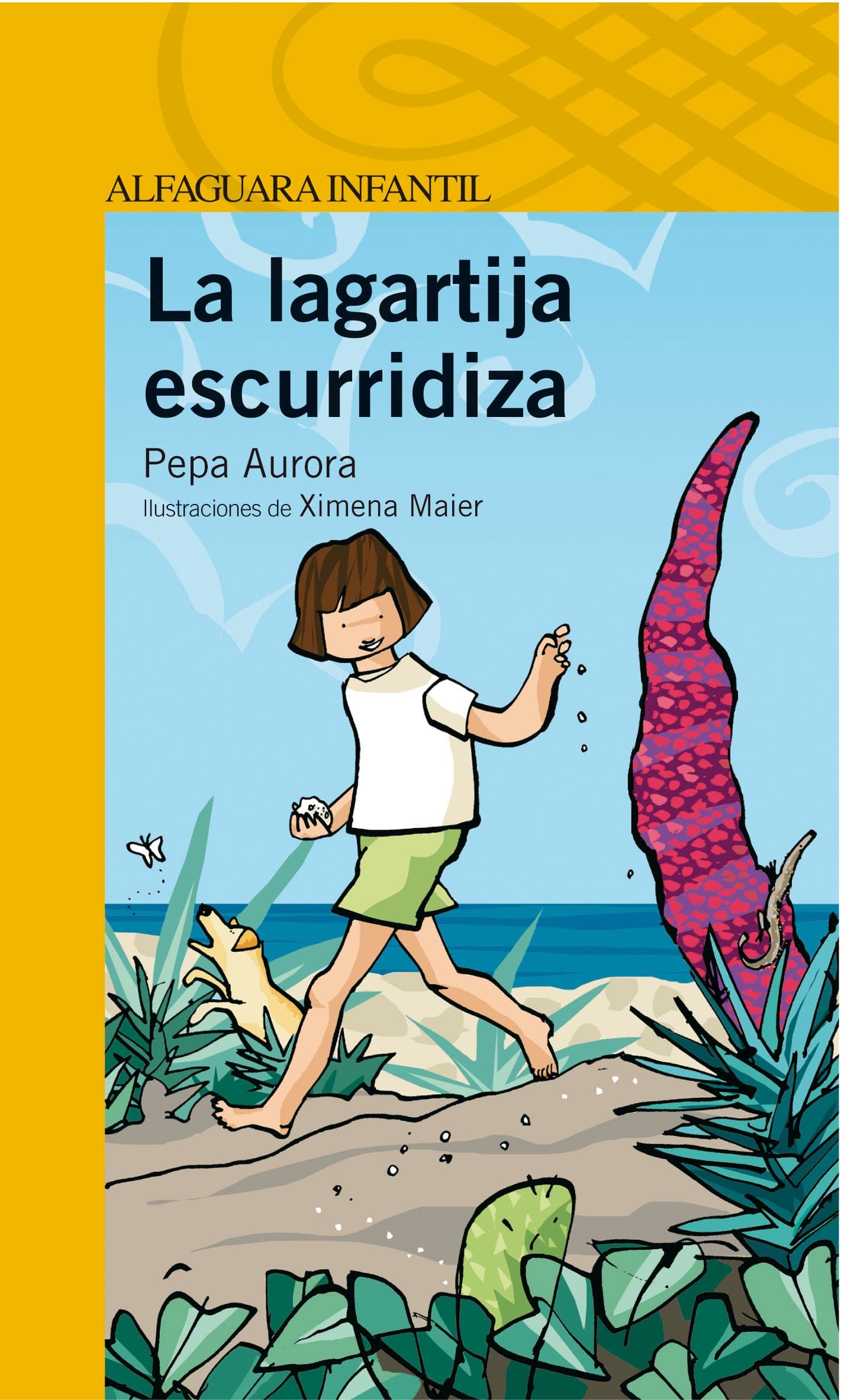 Portada de La lagartija escurridiza (Serie amarilla)
