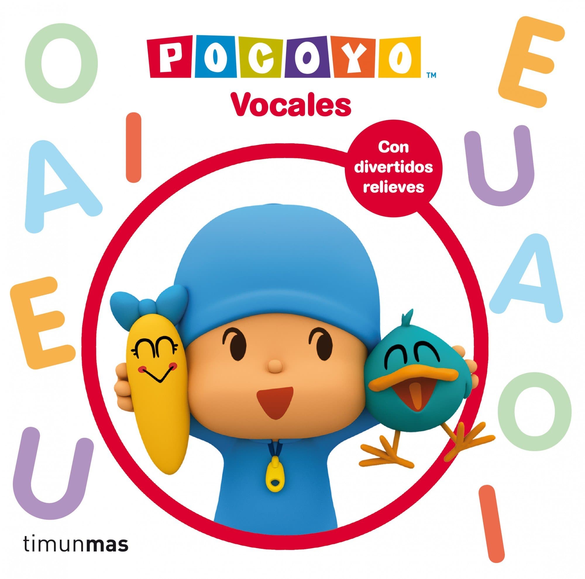 Portada de Pocoyó. Vocales: Con divertidos relieves