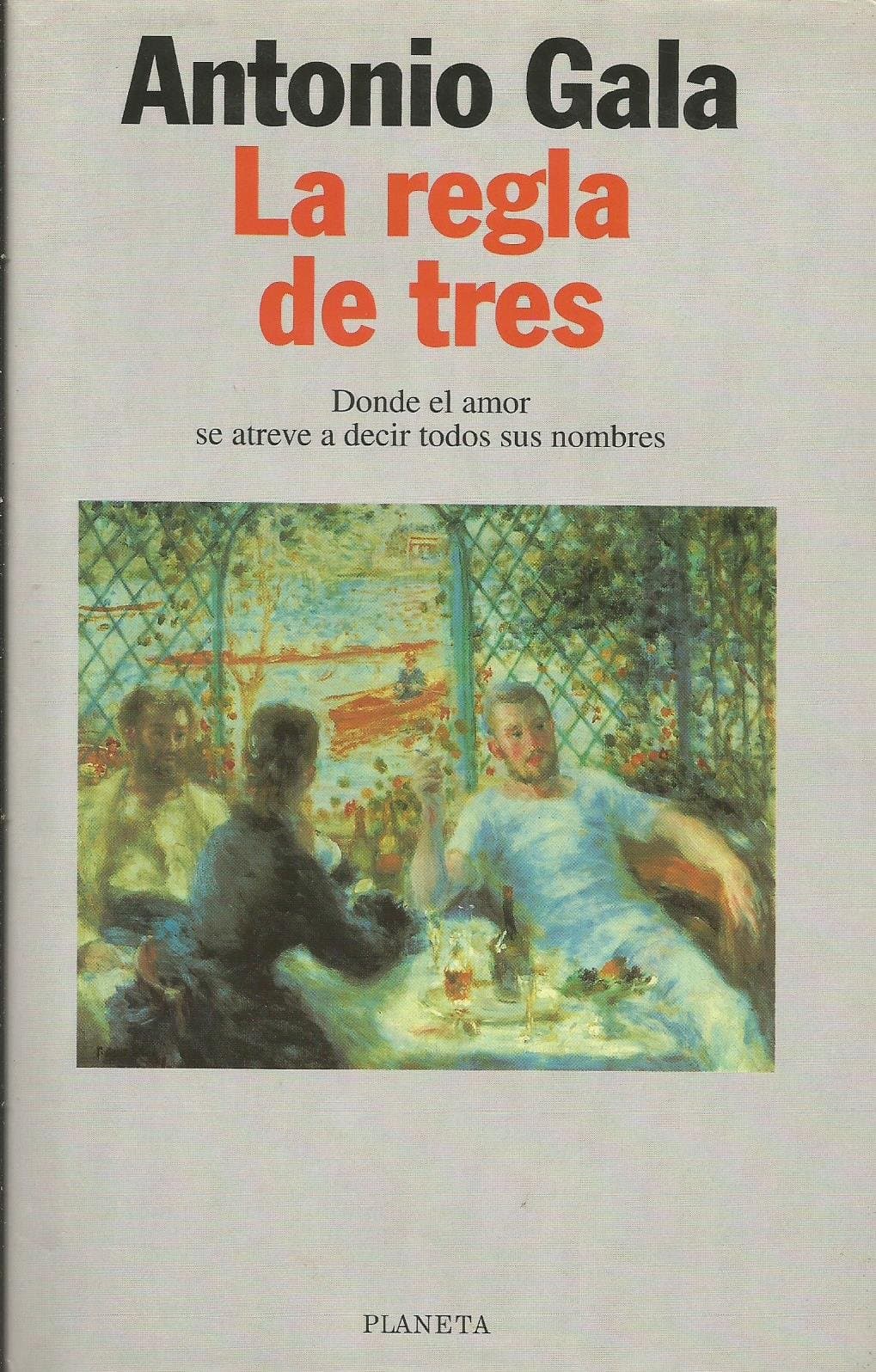 Portada de LA REGLA DE TRES