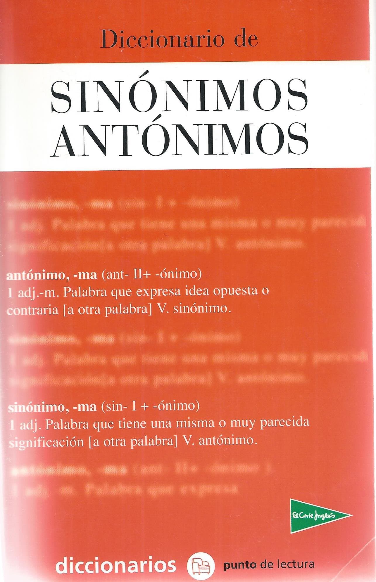 Portada de Dic. Sinonimos (El Corte Ingles) Pdl
