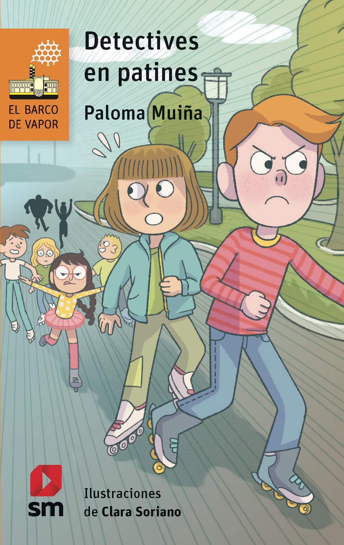 Portada de Detectives en patines: 255 (El Barco de Vapor Naranja)