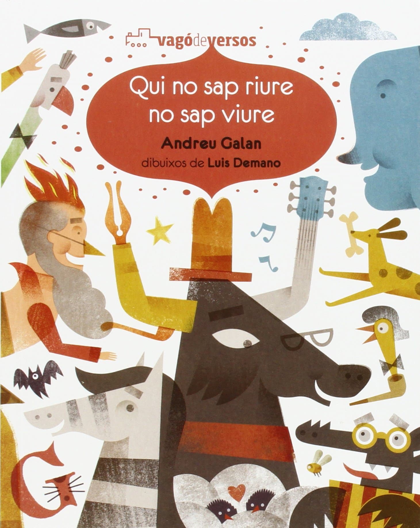 Portada de Qui no sap riure no sap viure: 6 (Vagó de versos)