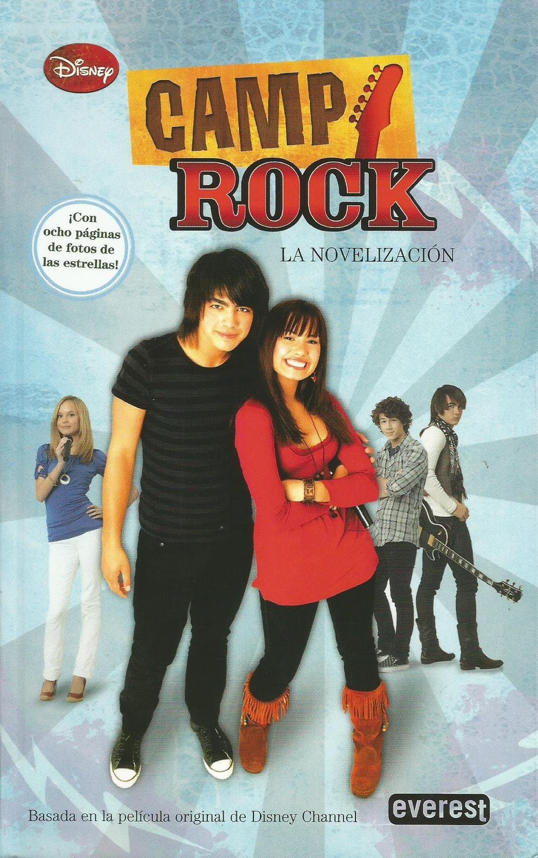Portada de Camp Rock. Novelización