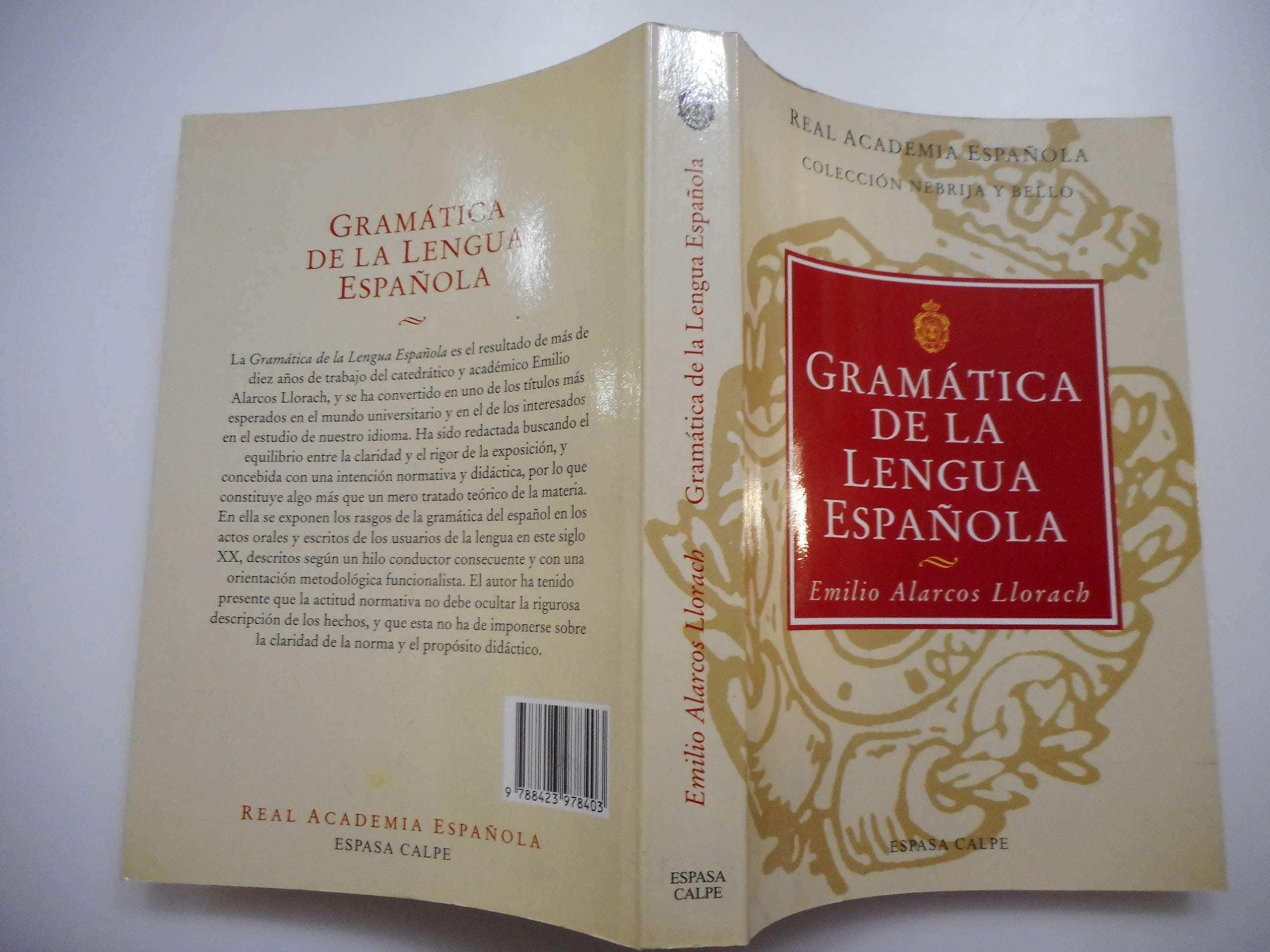 Portada de GRAMATICA DE LA LENGUA ESPA?OLA (SIN COLECCION)