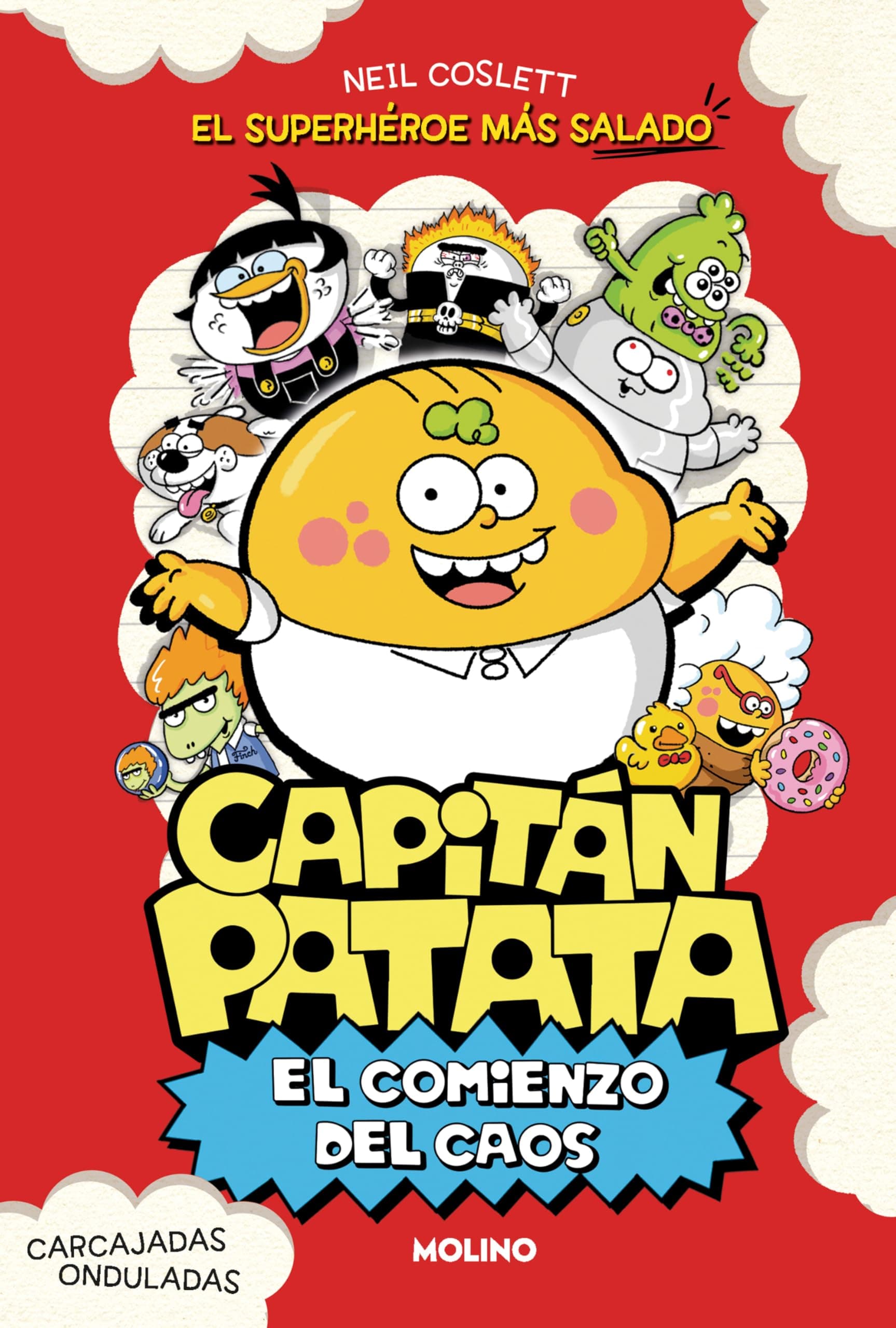 Portada de Capitán Patata 1 - El comienzo del caos: El superhéroe más salado (Ficción Kids)