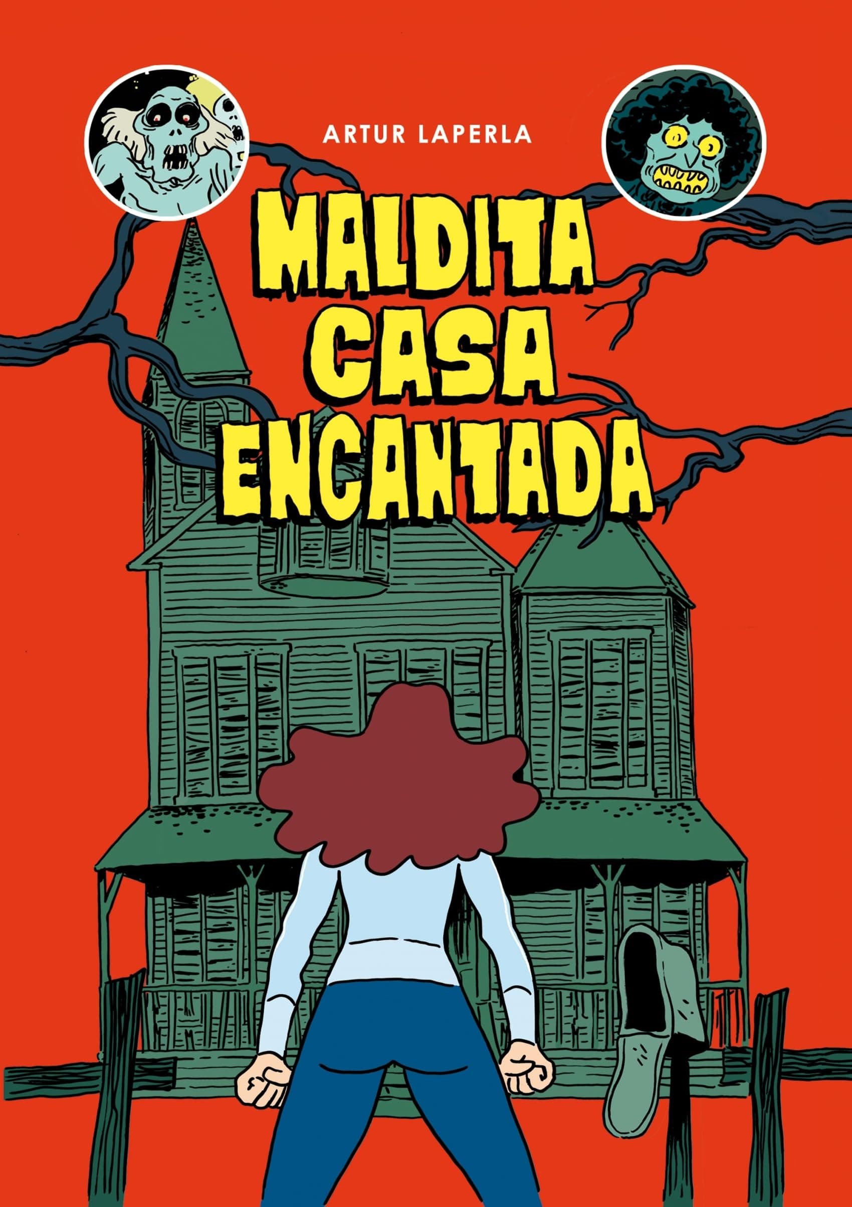 Portada de Maldita casa encantada (Cómic | Novela gráfica)