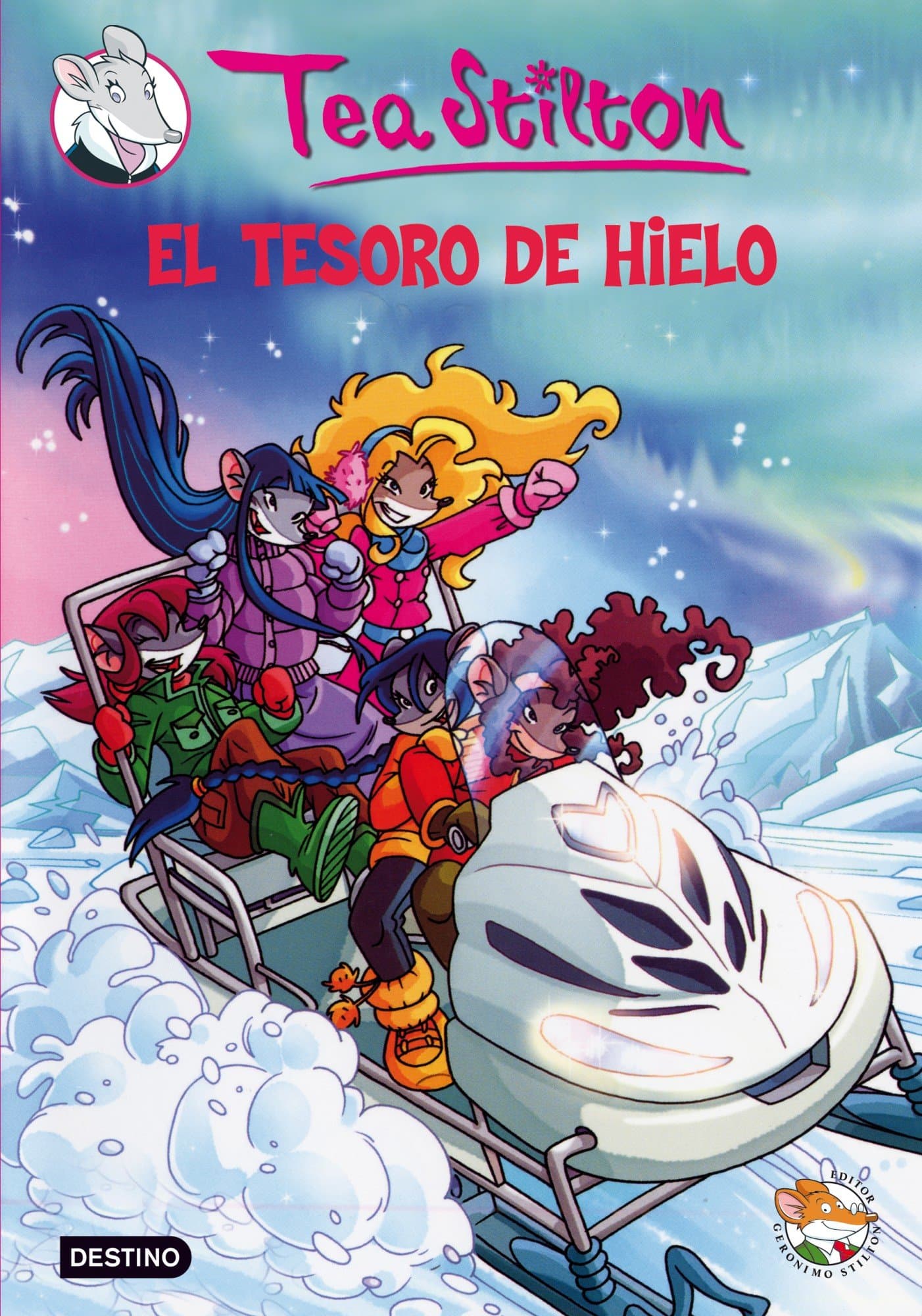 Portada de Stilton 7: el tesoro de hielo
