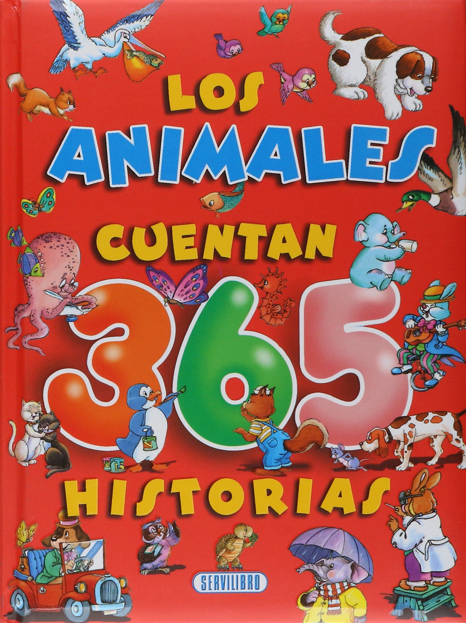 Portada de Los animales cuentan 365 historias (INFANTIL)