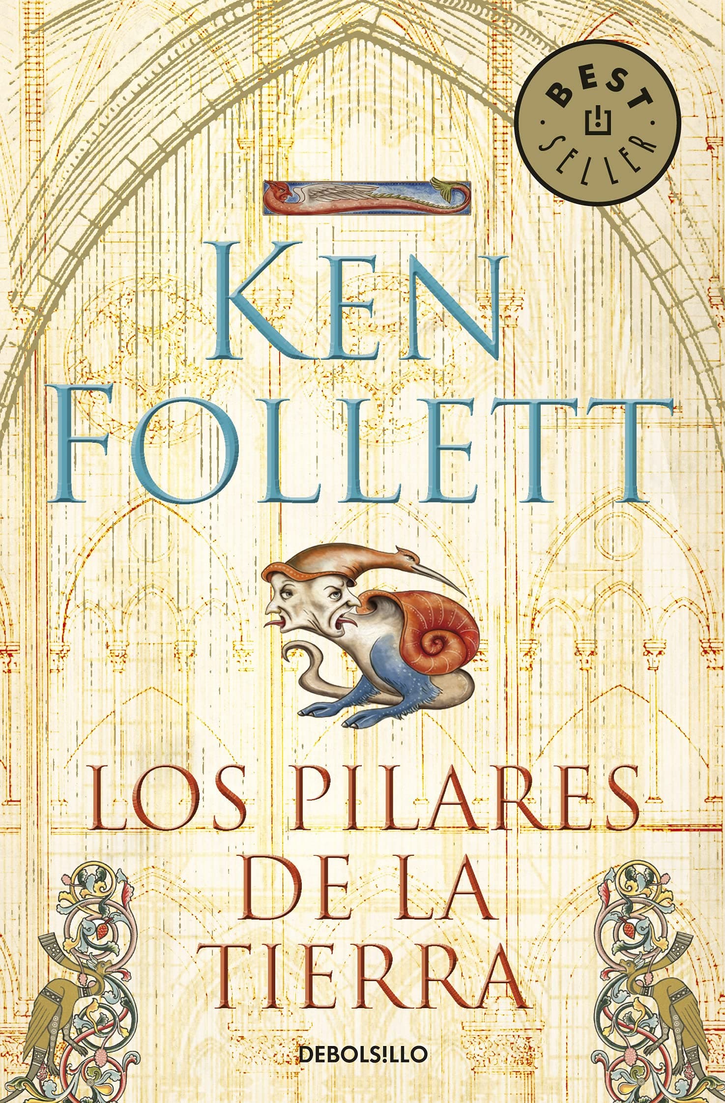 Portada de Los pilares de la Tierra (Saga Los pilares de la Tierra 1)
