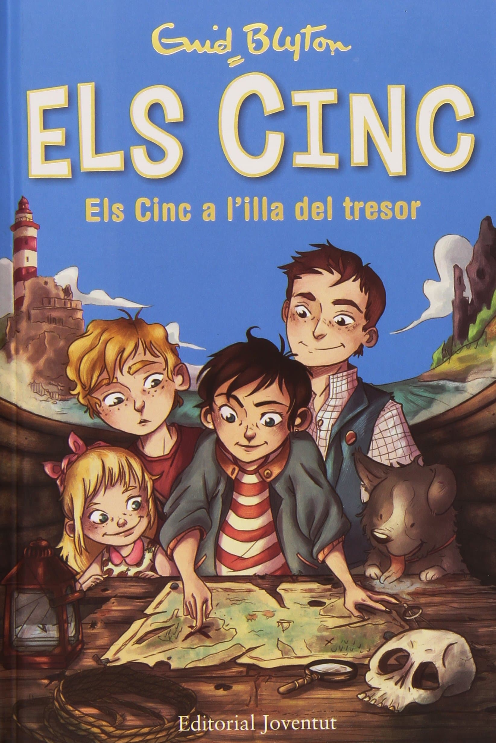 Portada de Els Cinc a l'illa del tresor
