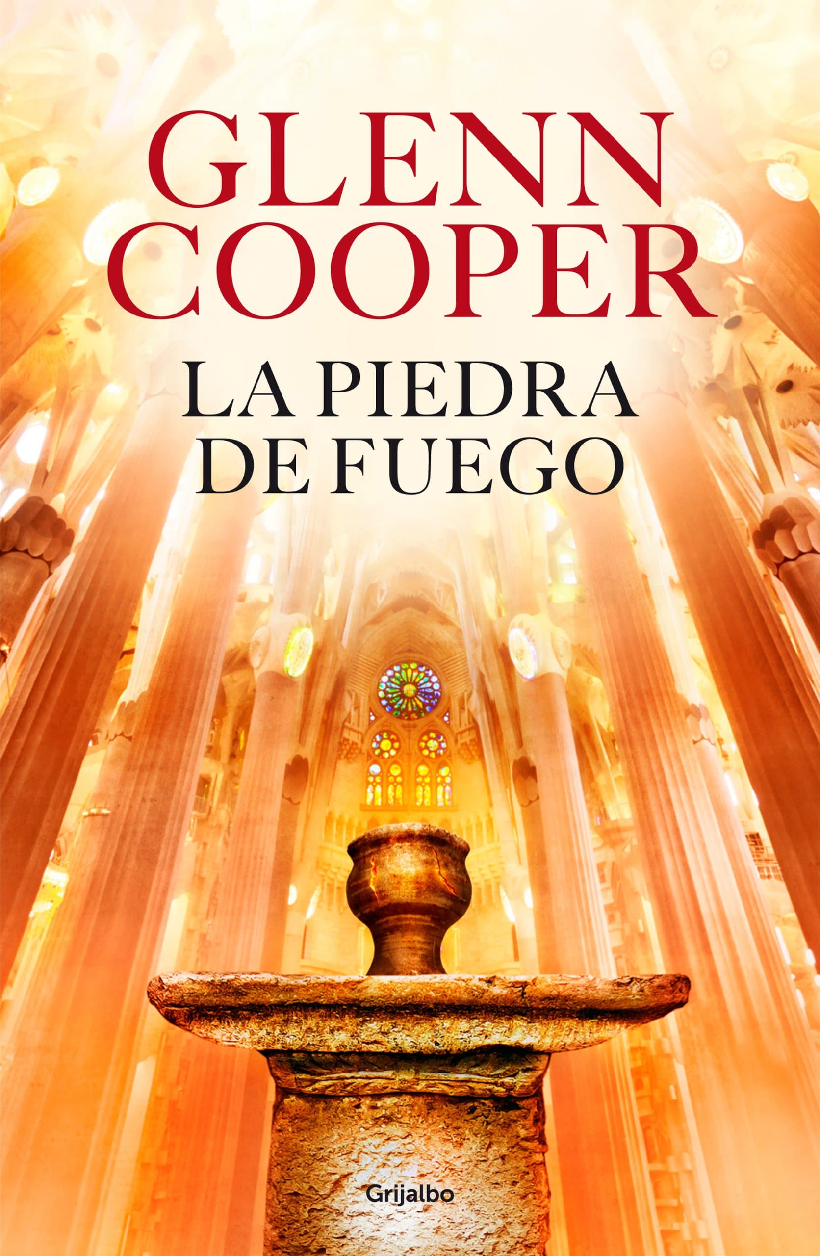 Portada de La piedra de fuego (Novela de intriga)